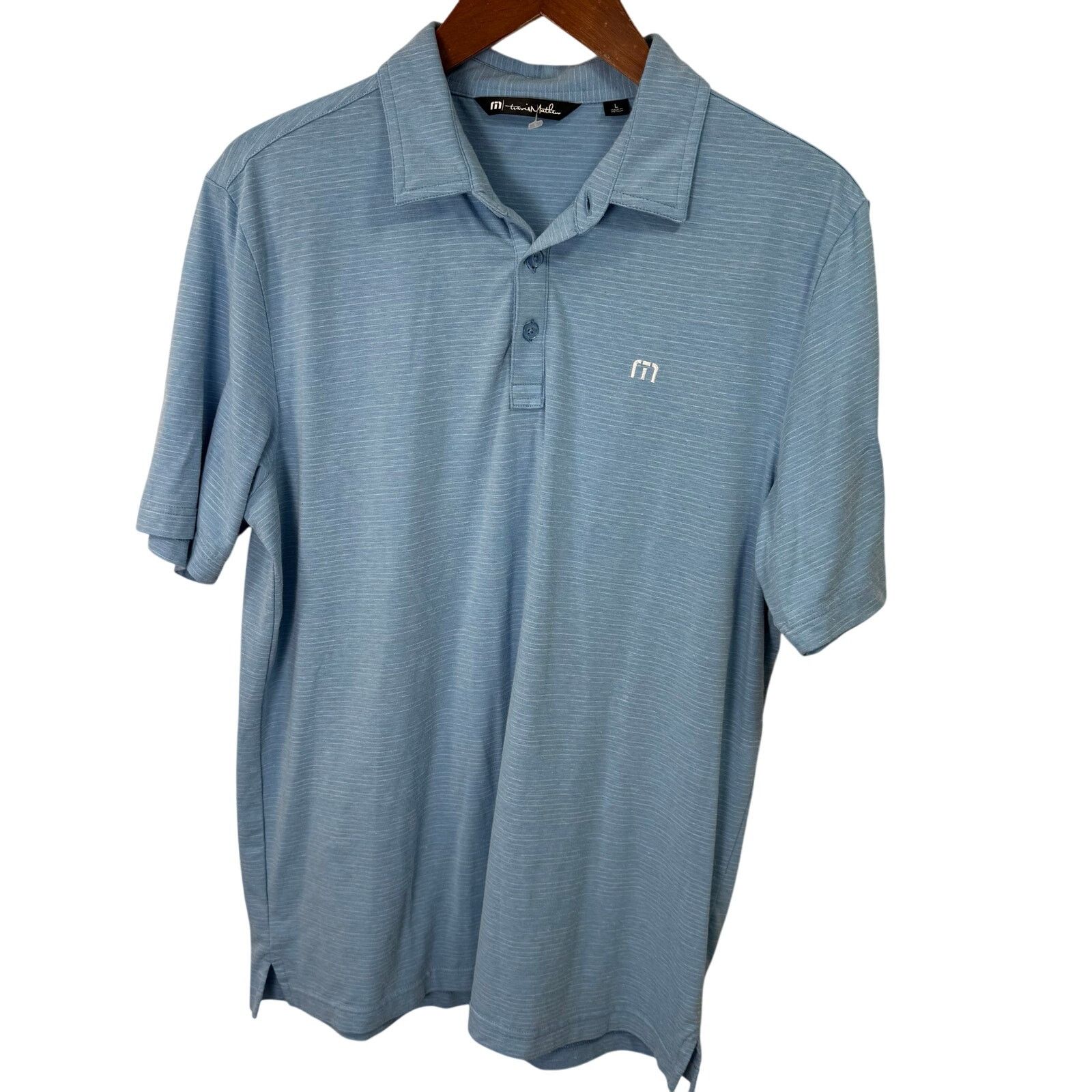 TravisMathew Travis Mathew Men’s Golf Polo Shirt L Performance # G669 Size US L / EU 52-54 / 3 - 1 Thumbnail