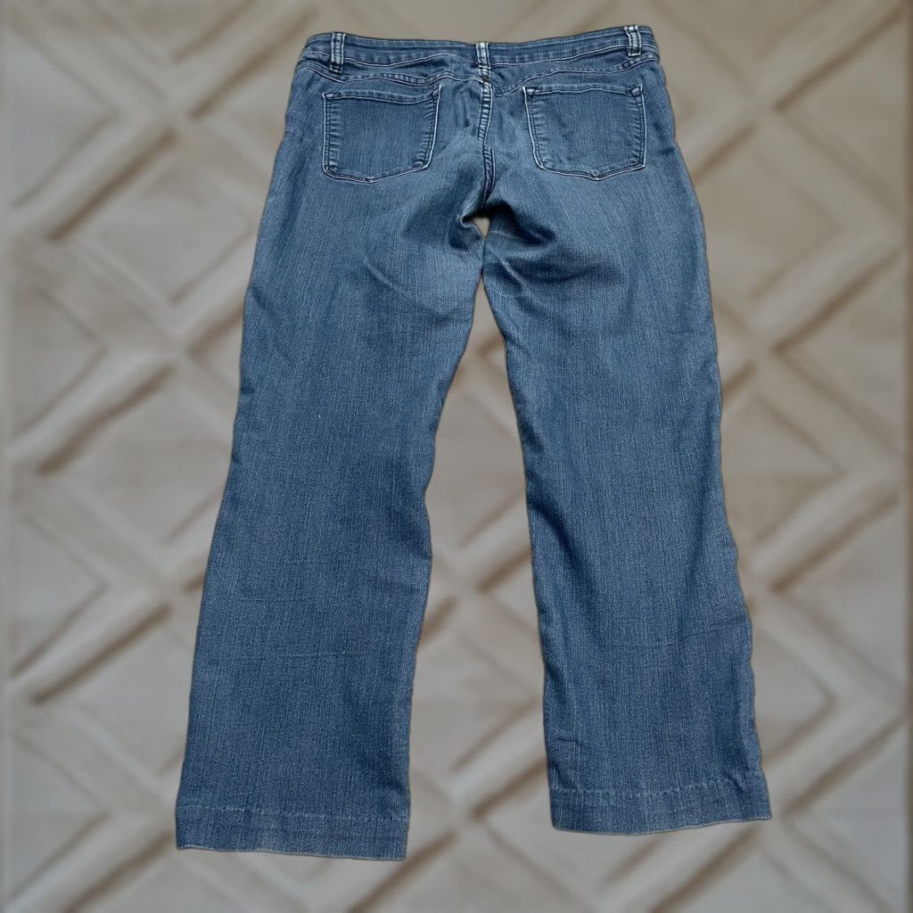 Prana Prana Kara Denim Jeans Womens 10 Blue Medium Wash Mid Rise Straight Cotton JeansSize 10 Regular Womens Boys Girls? Size 32" / US 10 / IT 46 - 1 Thumbnail
