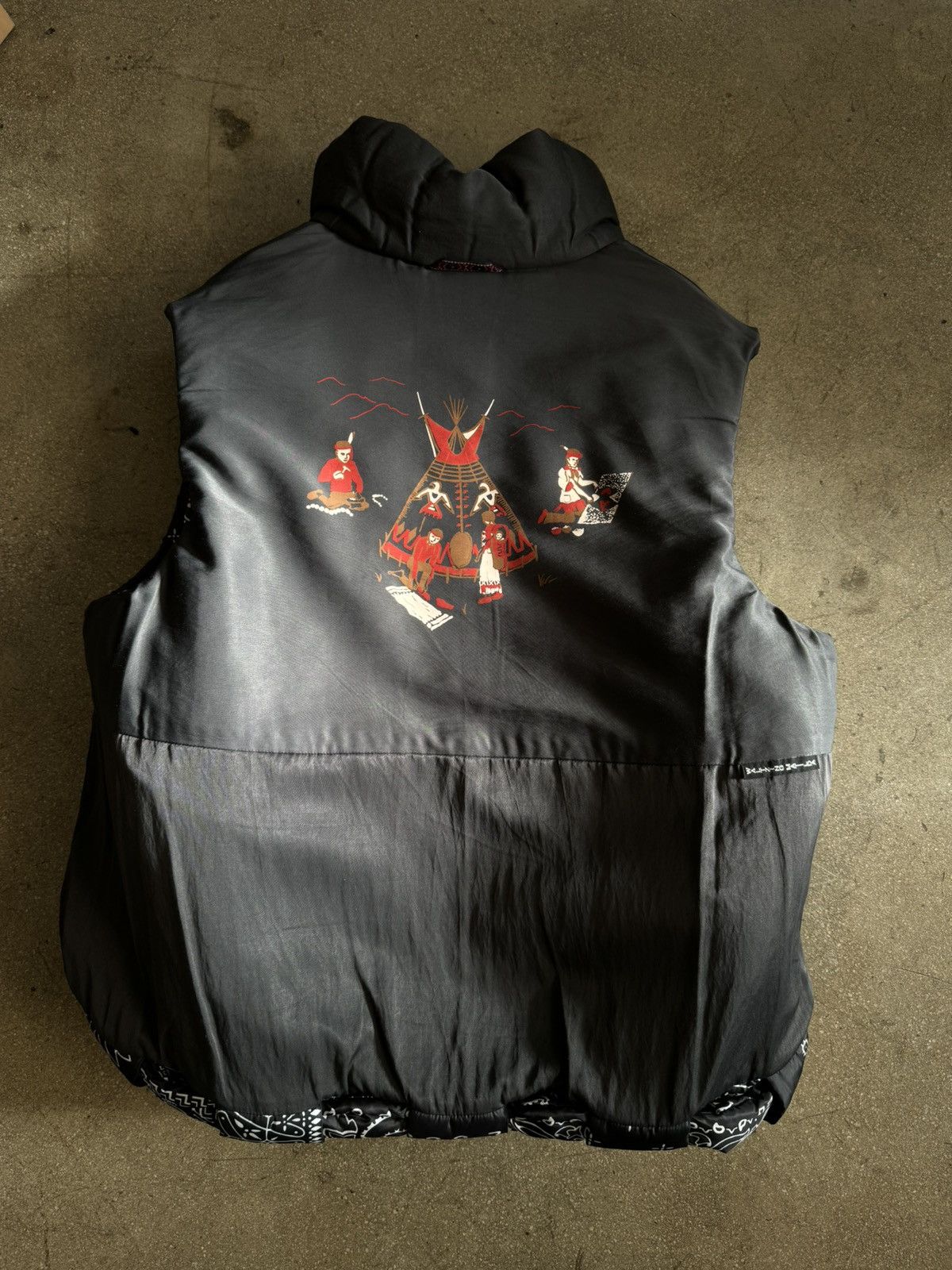 Kapital Reversible Keel Vest – Bandanna Print + Rayon