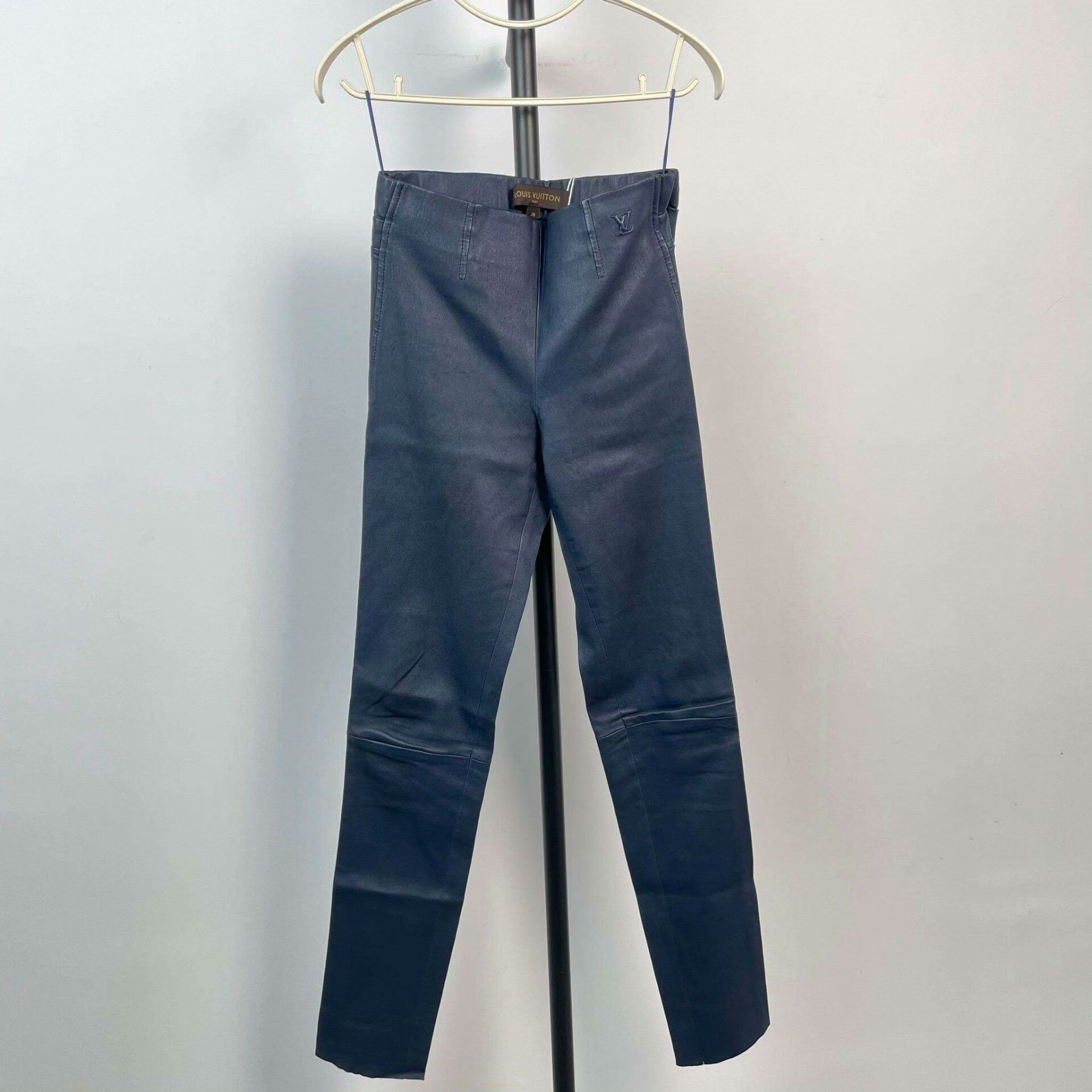 Louis Vuitton LV Sheepskin Blue Pants Size 38 Size 38" / US 16 / IT 52 - 1 Thumbnail