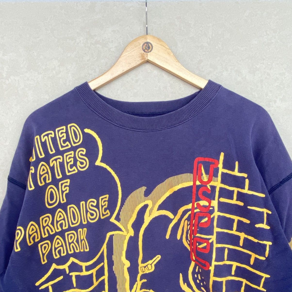 Other Vintage United States Paradise Printed Crewneck Sweatshirt Size US M / EU 48-50 / 2 - 4 Thumbnail