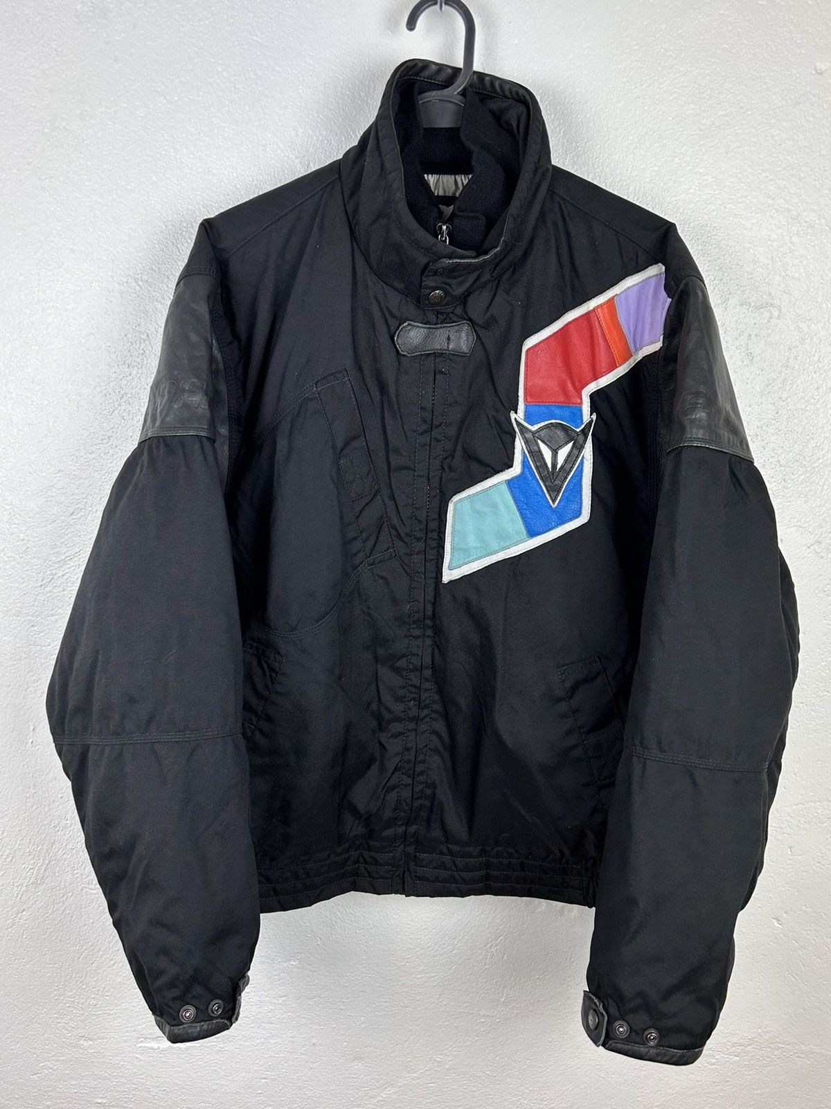 Dainese Vintage Dainese Motorcycle Racing Retro Jacket In Black Size US M / EU 48-50 / 2 - 1 Thumbnail