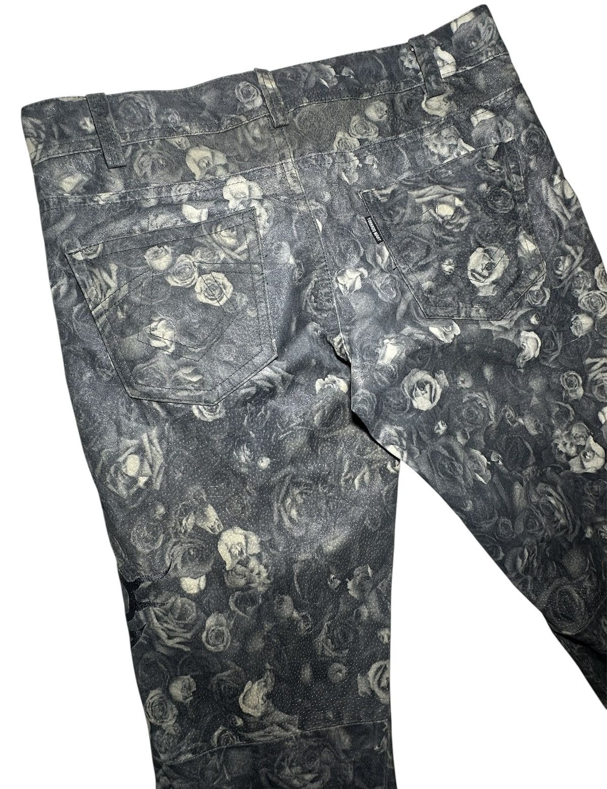Tornado Mart Tornado Mart Leather Flare Pants Size US 33 - 9 Thumbnail