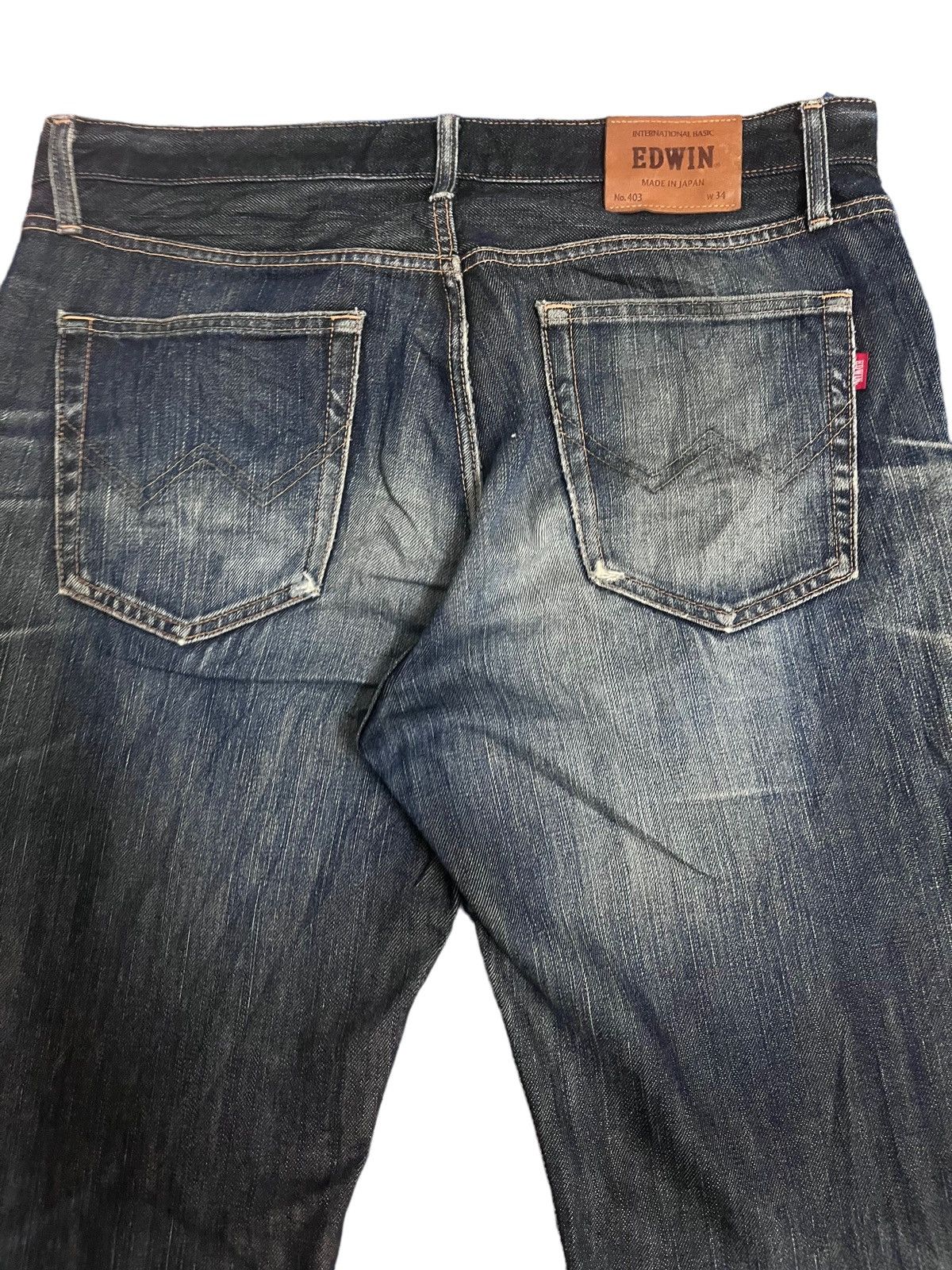 Edwin Vintage Edwin 503 Distress Style Denim Size US 34 / EU 50 - 9 Thumbnail