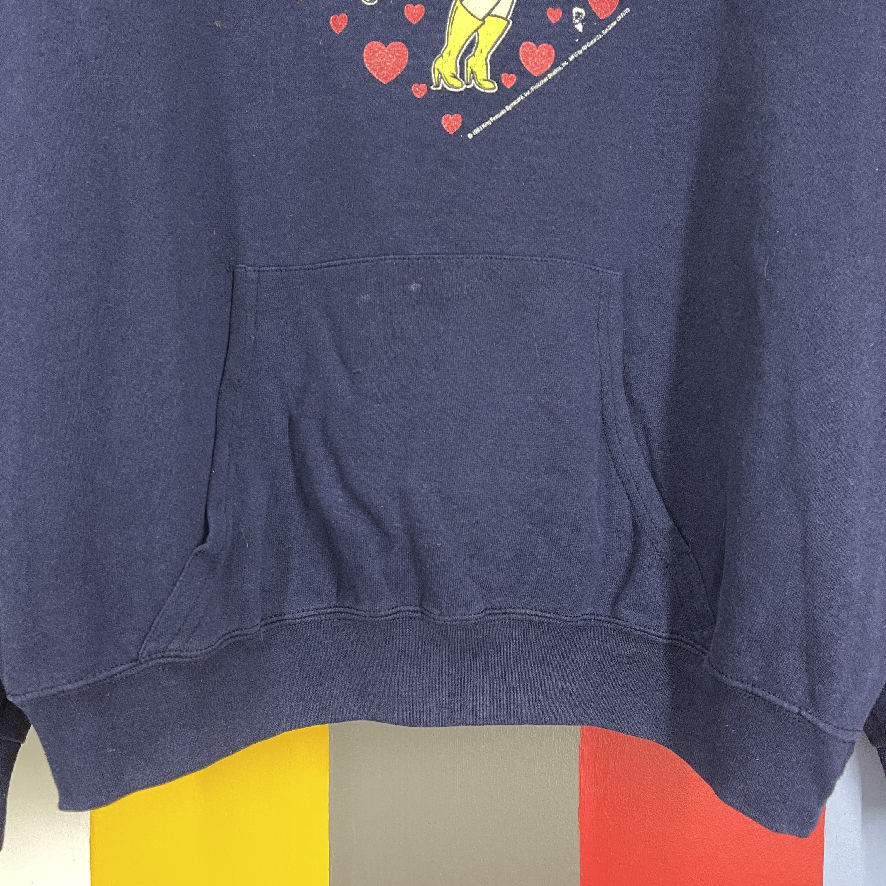 Cartoon Network 90s Vintage BETTY BOOP by SANTEE Hoodie #2523/M Size US L / EU 52-54 / 3 - 7 Thumbnail