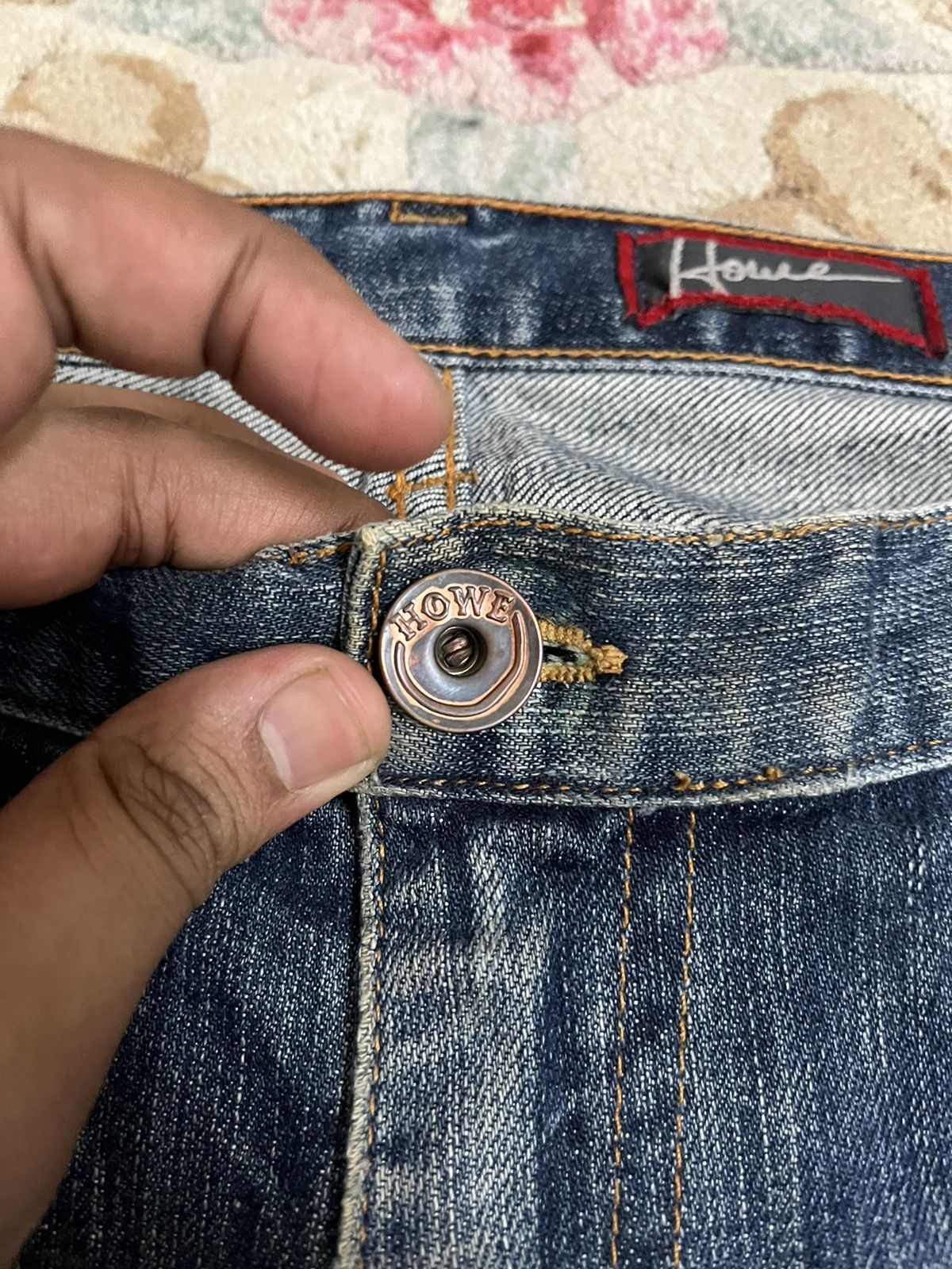 Howe Vintage Howe Flare Distressed Denim Size US 35 - 8 Thumbnail