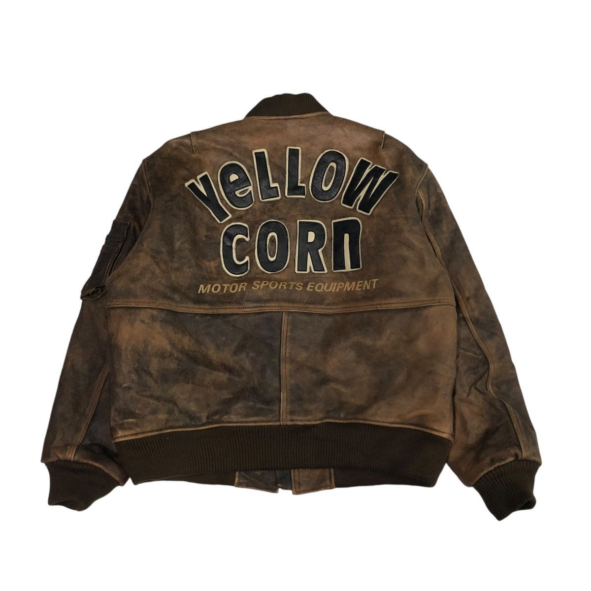 YELLOW CORN 🔥VINTAGE LEATHER JACKET YELLOW CORN TOKYO AOYAMA KADOYA Size US M / EU 48-50 / 2 - 1 Thumbnail