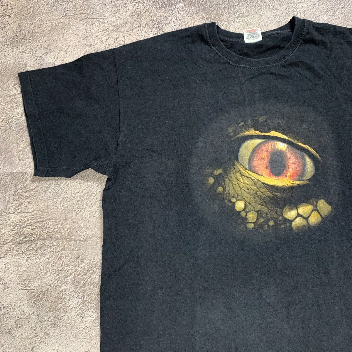 Vintage Vintage Y2K Sun Faded Graphic Tee Horror Eye Streetwear L Size US L / EU 52-54 / 3 - 3 Thumbnail