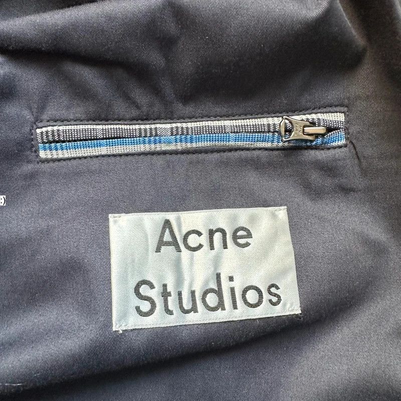 Acne Studios Acne Studios jacket light bomber Malcom Navy Check SS16 Size US M / EU 48-50 / 2 - 2 Thumbnail