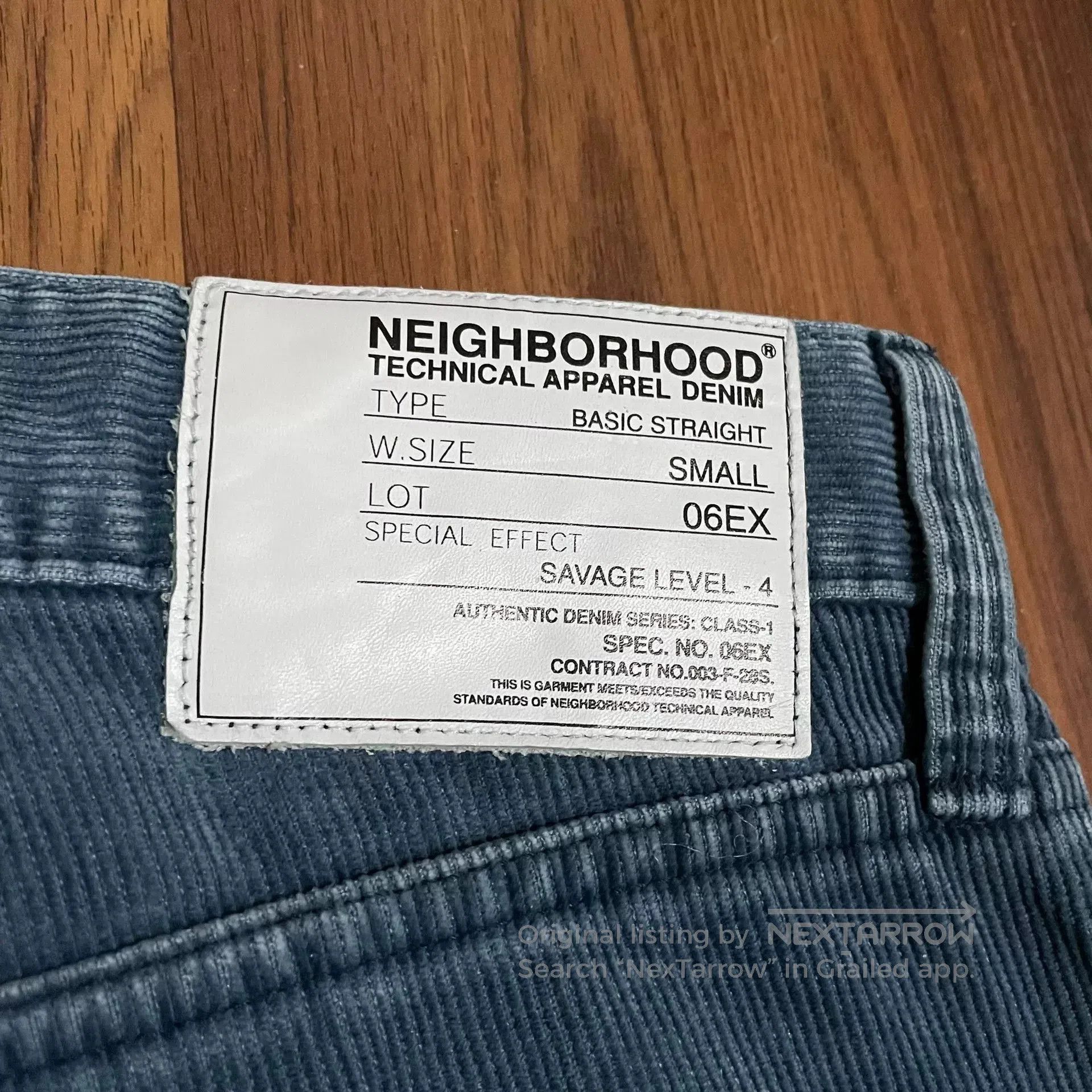 Neighborhood NEIGHBORHOOD 06EX Corduroy Casual Pants. Size US 40 / EU 56 - 4 Thumbnail