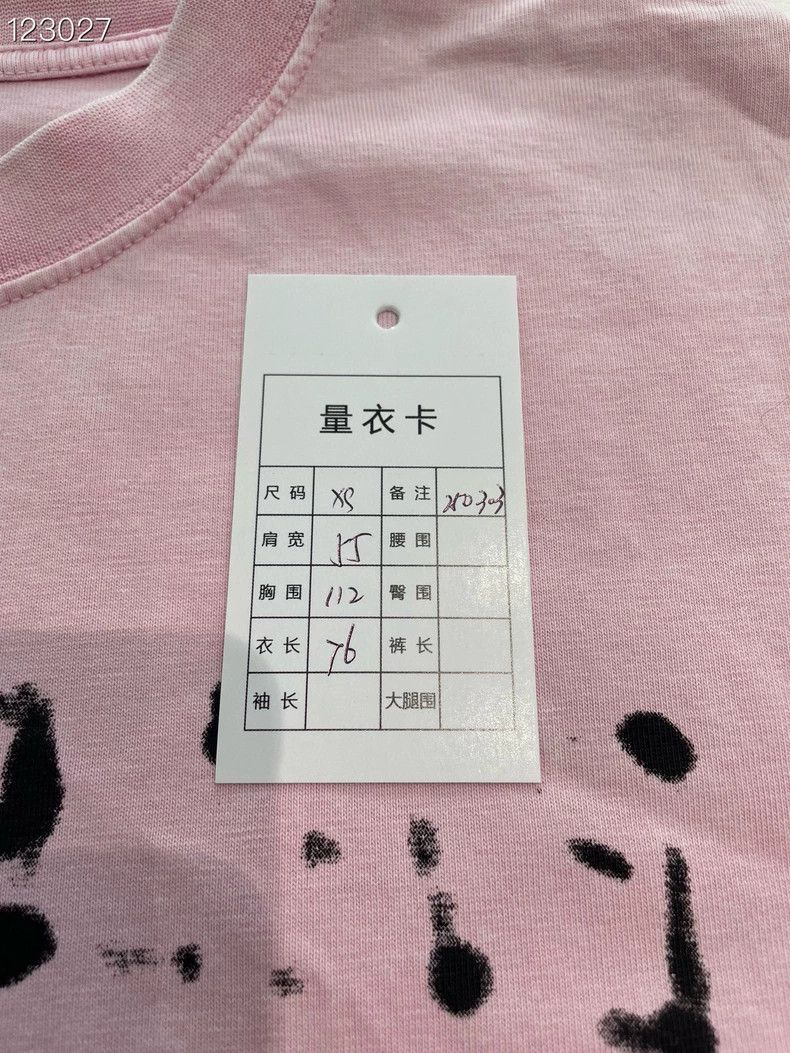 Balenciaga Balenciaga Pink front and back monogram blur shadow wash s Size US XS / EU 42 / 0 - 5 Thumbnail