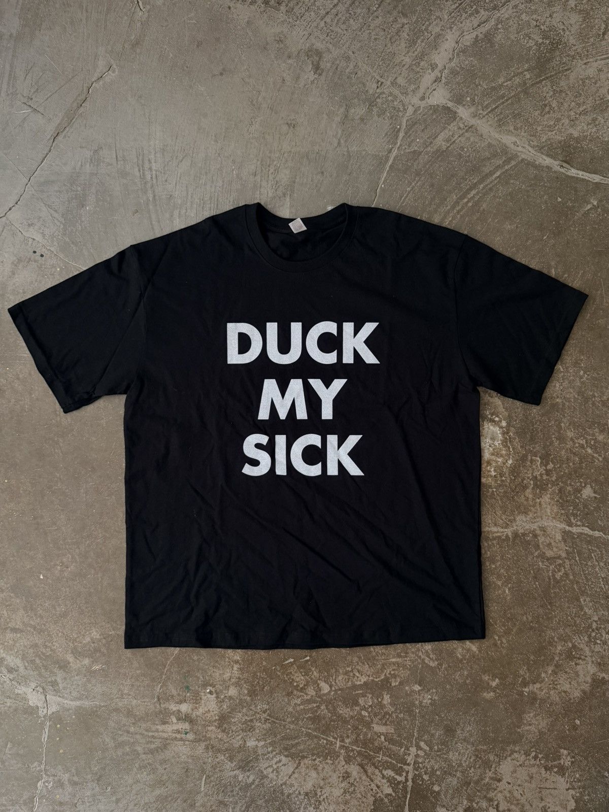 Vintage DUCK MY SICK Tee Balenciaga Kapital Supreme Size US XXL / EU 58 / 5 - 1 Thumbnail