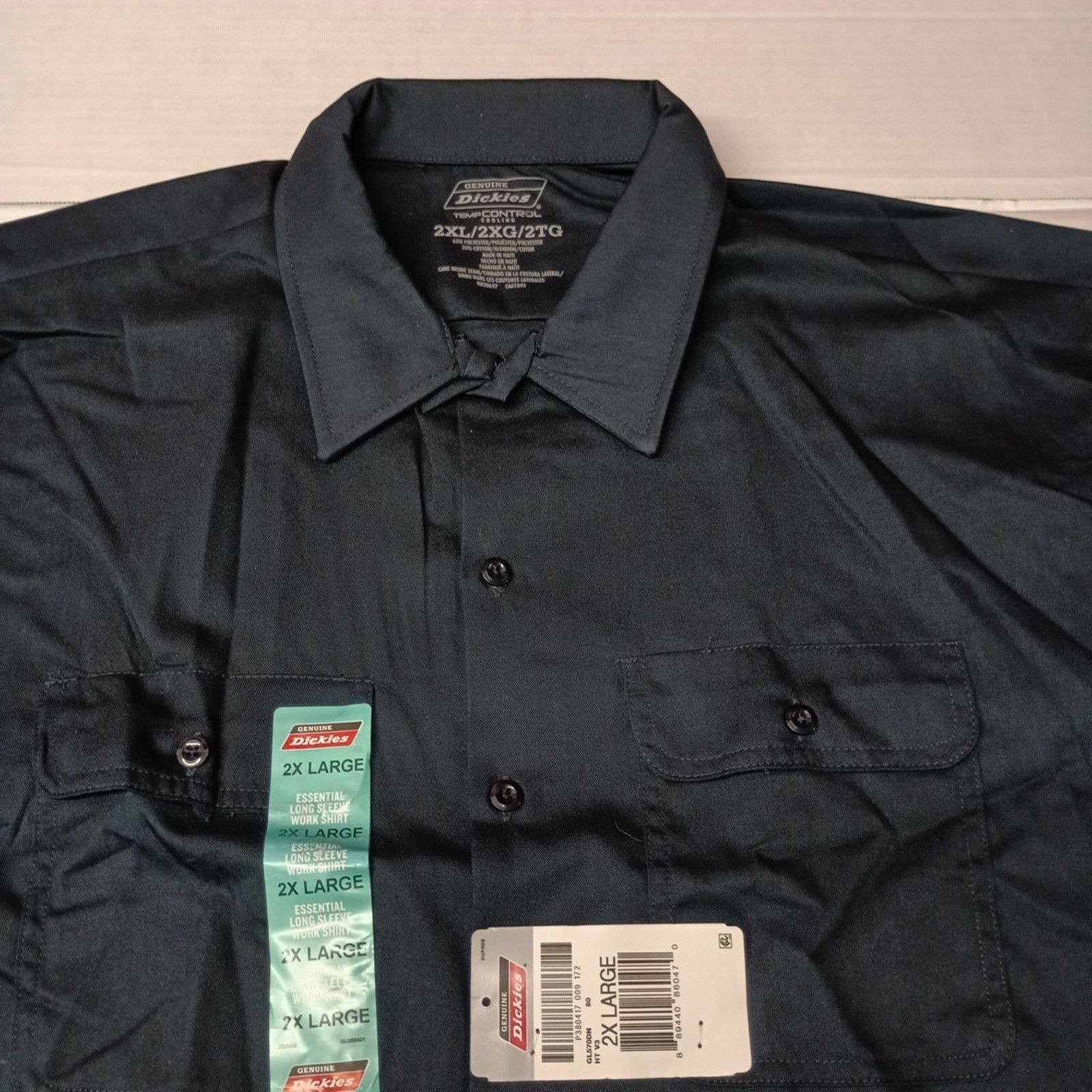 Dickies Dickies Essential Work Shirt Mens Size 2XL Blue Temp Control Size US XXL / EU 58 / 5 - 3 Thumbnail