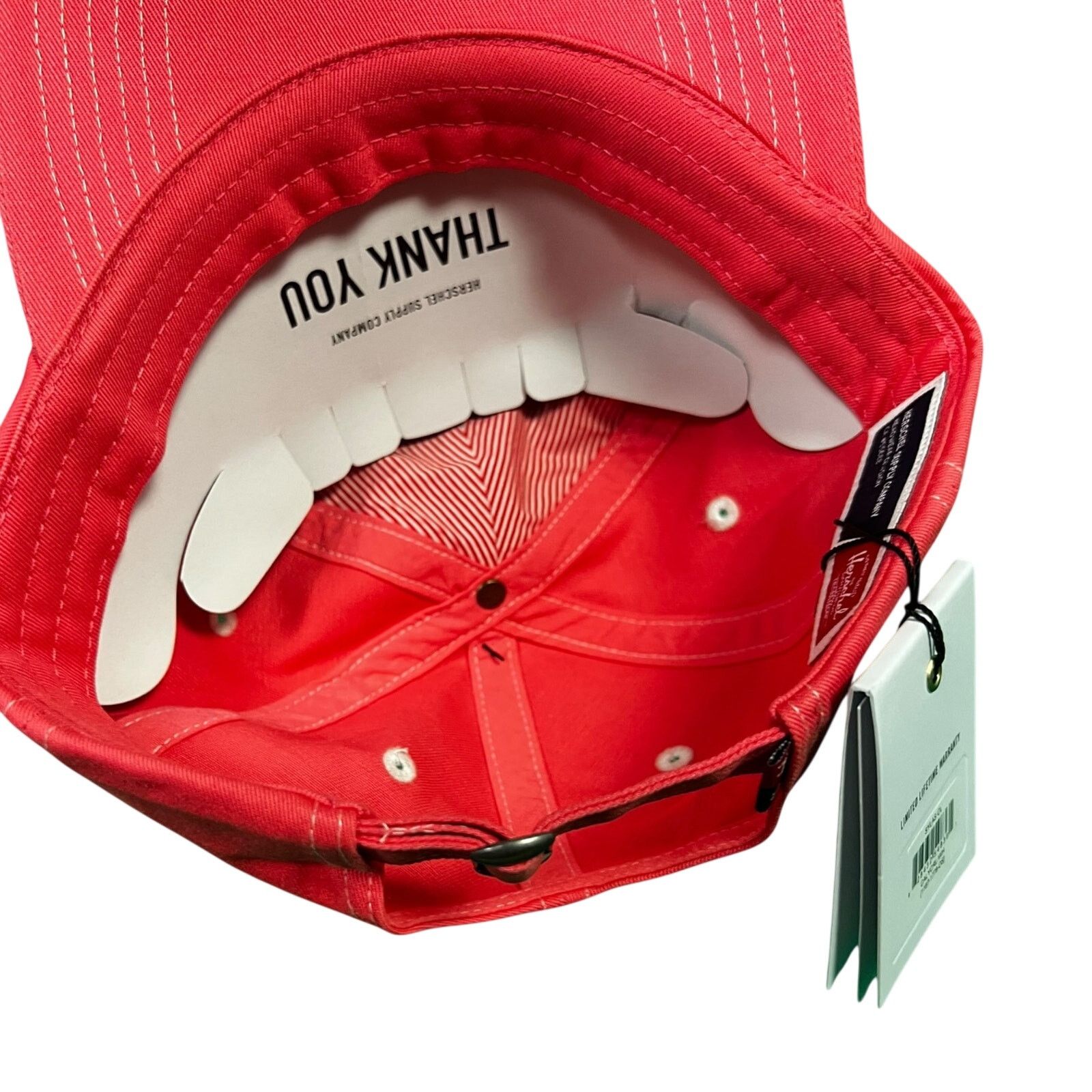 Herschel Supply Co. Herschel Supply Co Men's Strapback Hat Cap Salmon Coral NEW Size ONE SIZE - 8 Thumbnail