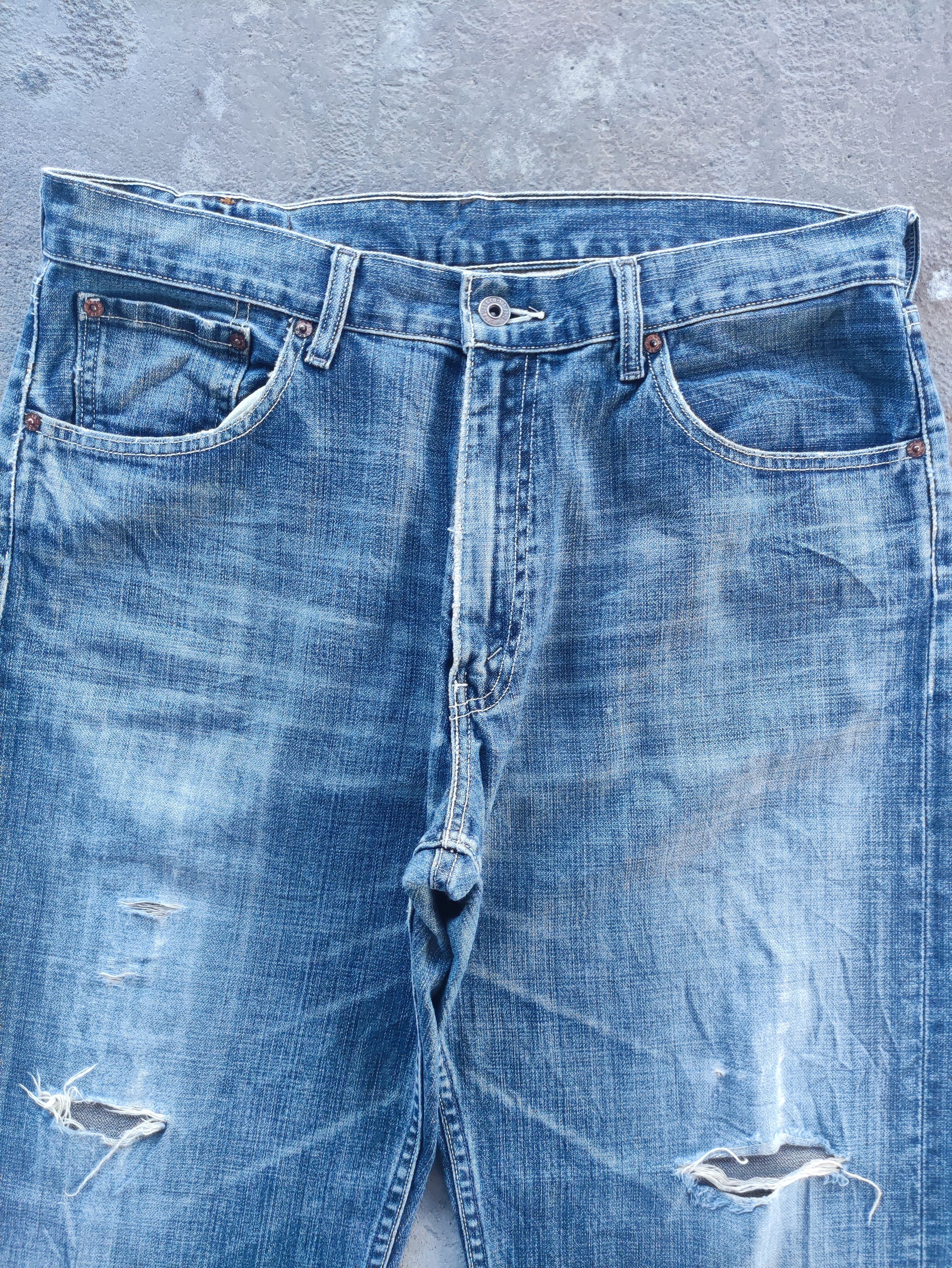 Levi's Vintage Levi's Brand Baggy Denim Distressed Faded Pants Size US 36 / EU 52 - 3 Thumbnail