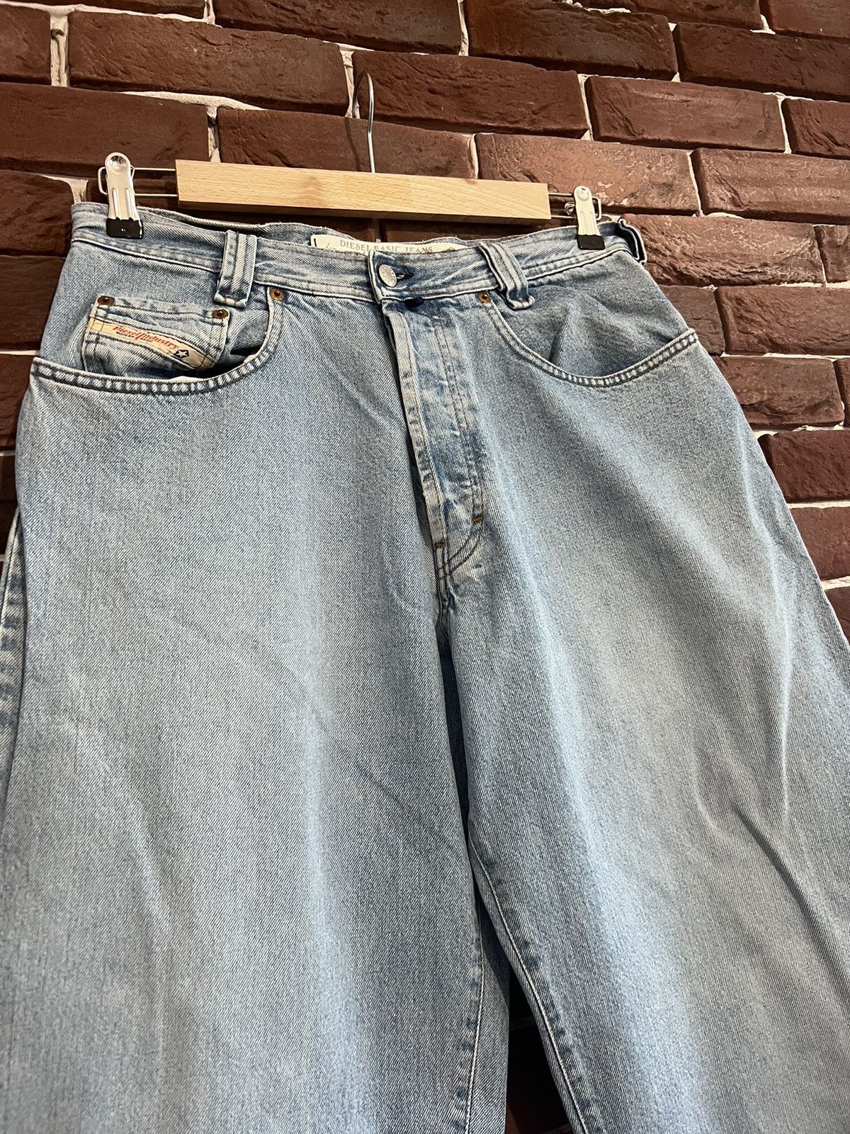 Diesel Vintage 90s Diesel Baggy Skate Denim Pant Perfect Blue Hype Size US 34 / EU 50 - 3 Thumbnail