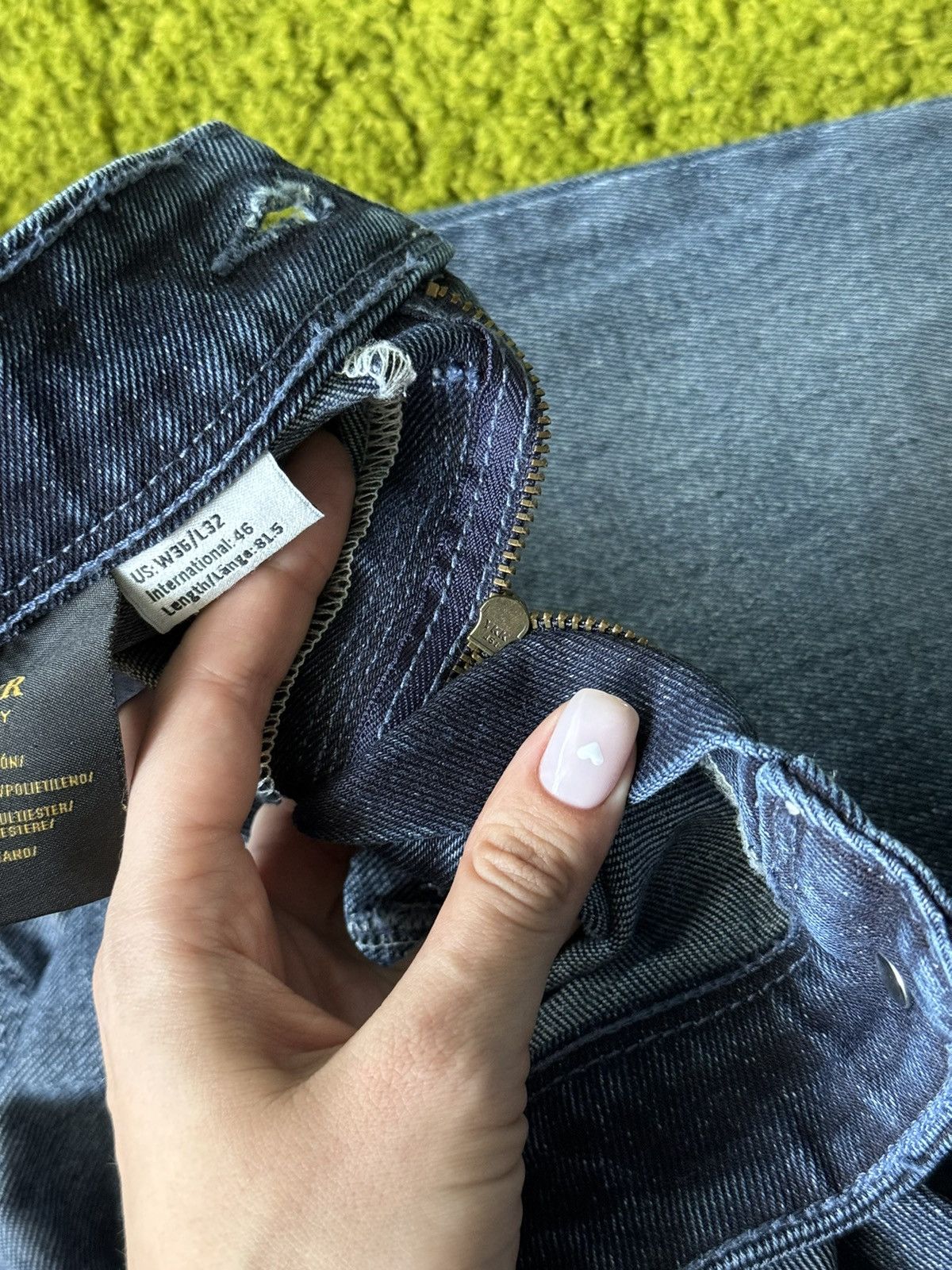 Designer × THE ROKKER COMPANY Rokker company denim pants jeans Size 32" / US 10 / IT 46 - 6 Thumbnail