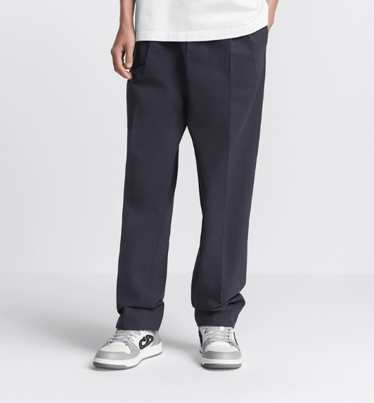 Dior o1w1db11225 493C10 Charm Pant in Navy Blue Size US 30 / EU 46 - 4 Thumbnail
