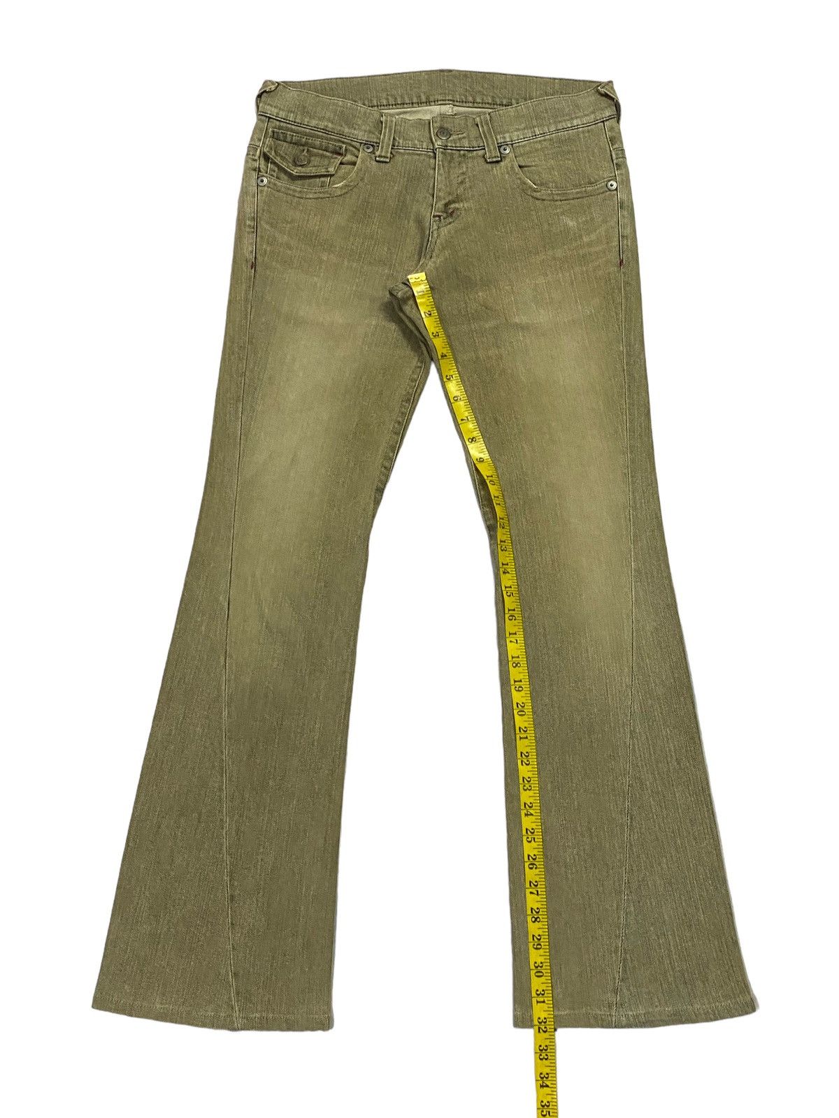Tornado Mart Tornado Mart Washed Low Rise Flare Denim Jeans Size US 32 / EU 48 - 7 Thumbnail