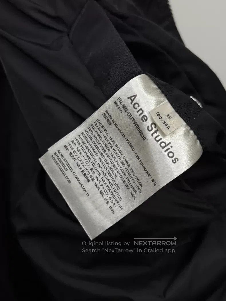 Acne Studios Acne Studios Black classic pilot cotton jacket Size US M / EU 48-50 / 2 - 6 Thumbnail