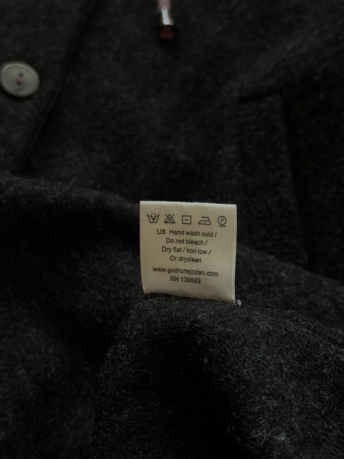 Designer × Gudrun Sjoden Gudrun Sjoden avant garde 100% wool parka hooded jacket Size M / US 6-8 / IT 42-44 - 6 Thumbnail