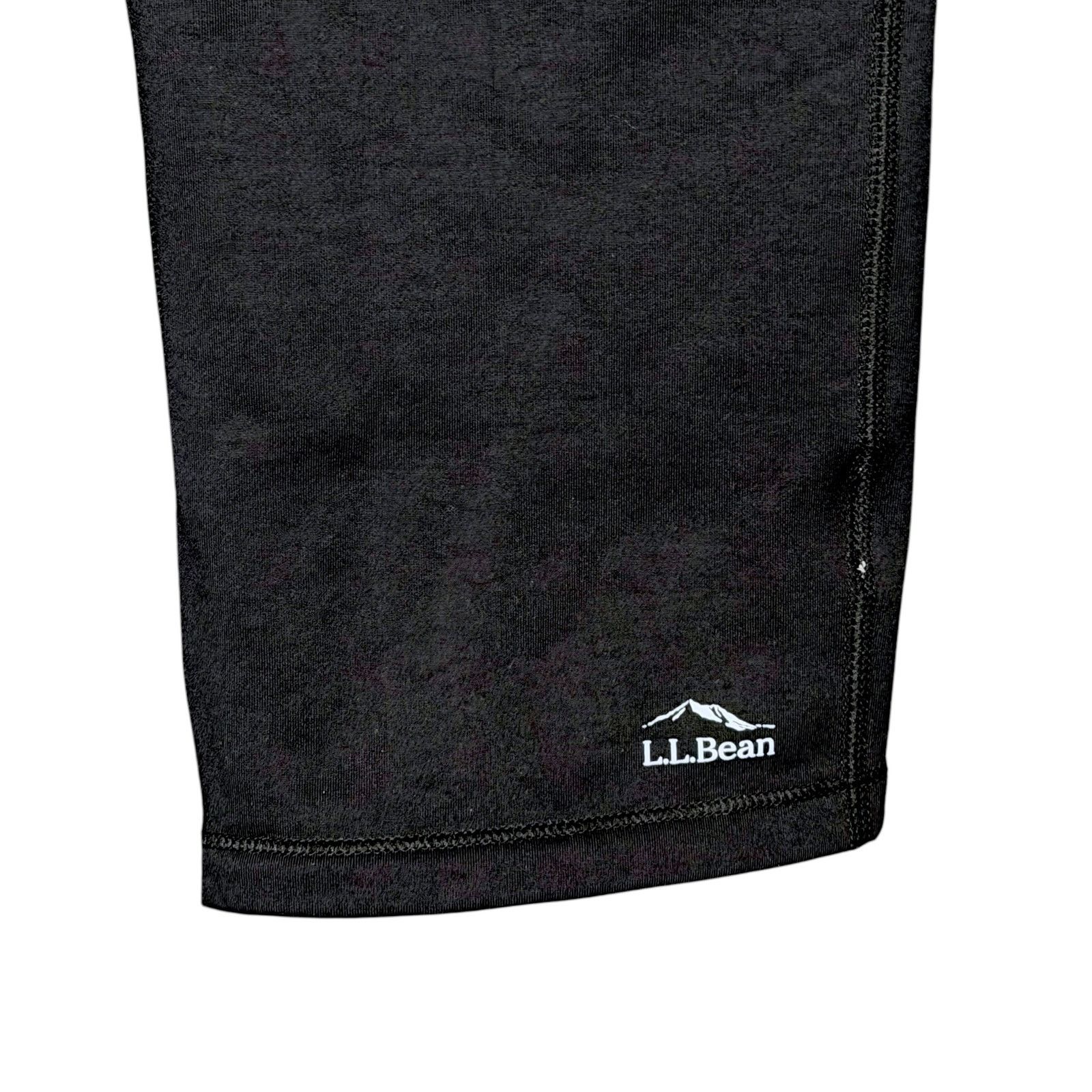 L.L. Bean LL Bean Women Black Primaloft Fleece Lined Leggings Med Tall Size 31" - 6 Thumbnail