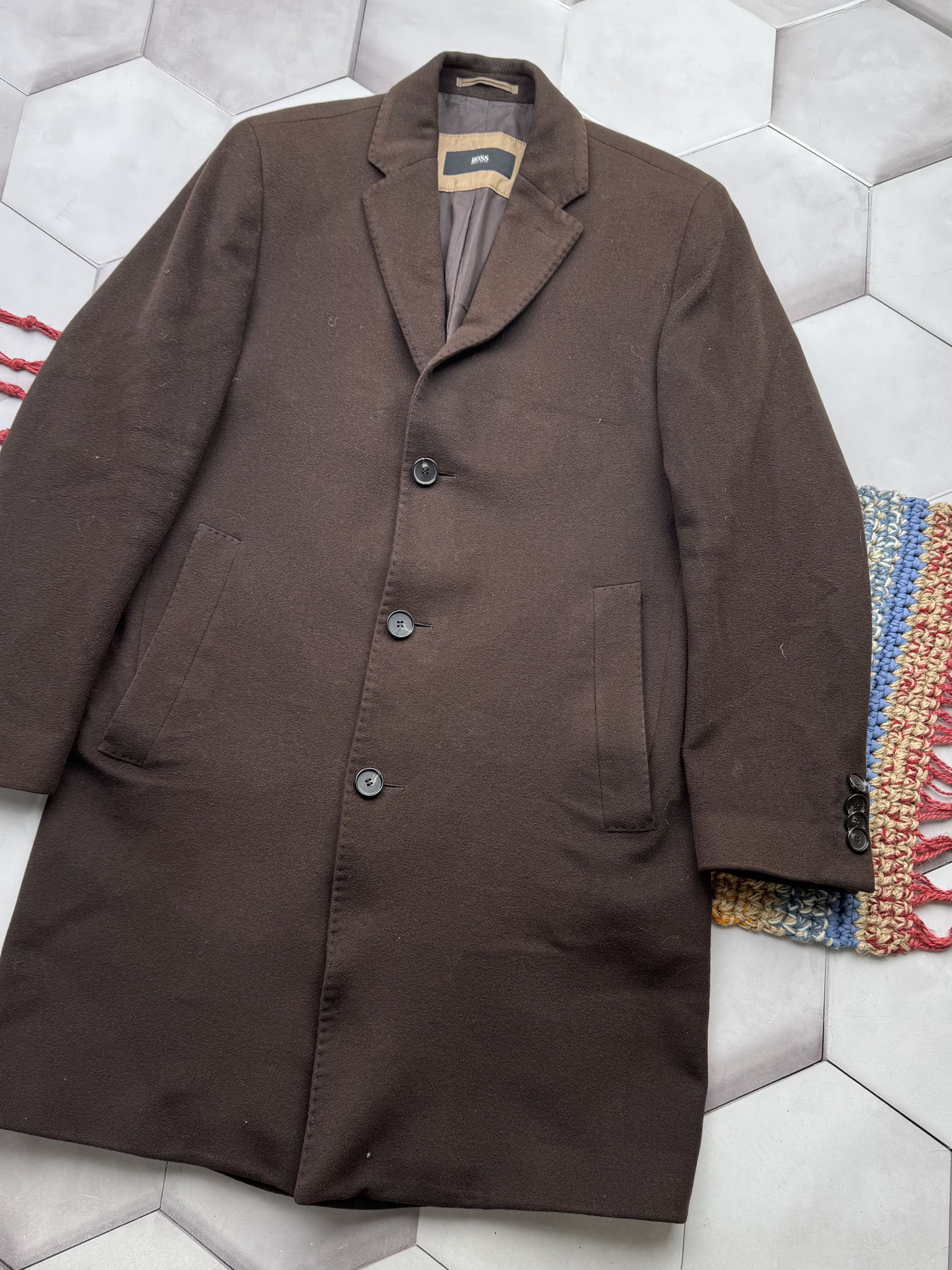 Hugo Boss Hugo Boss Vintage Wool Coat (E4) Size US S / EU 44-46 / 1 - 3 Thumbnail