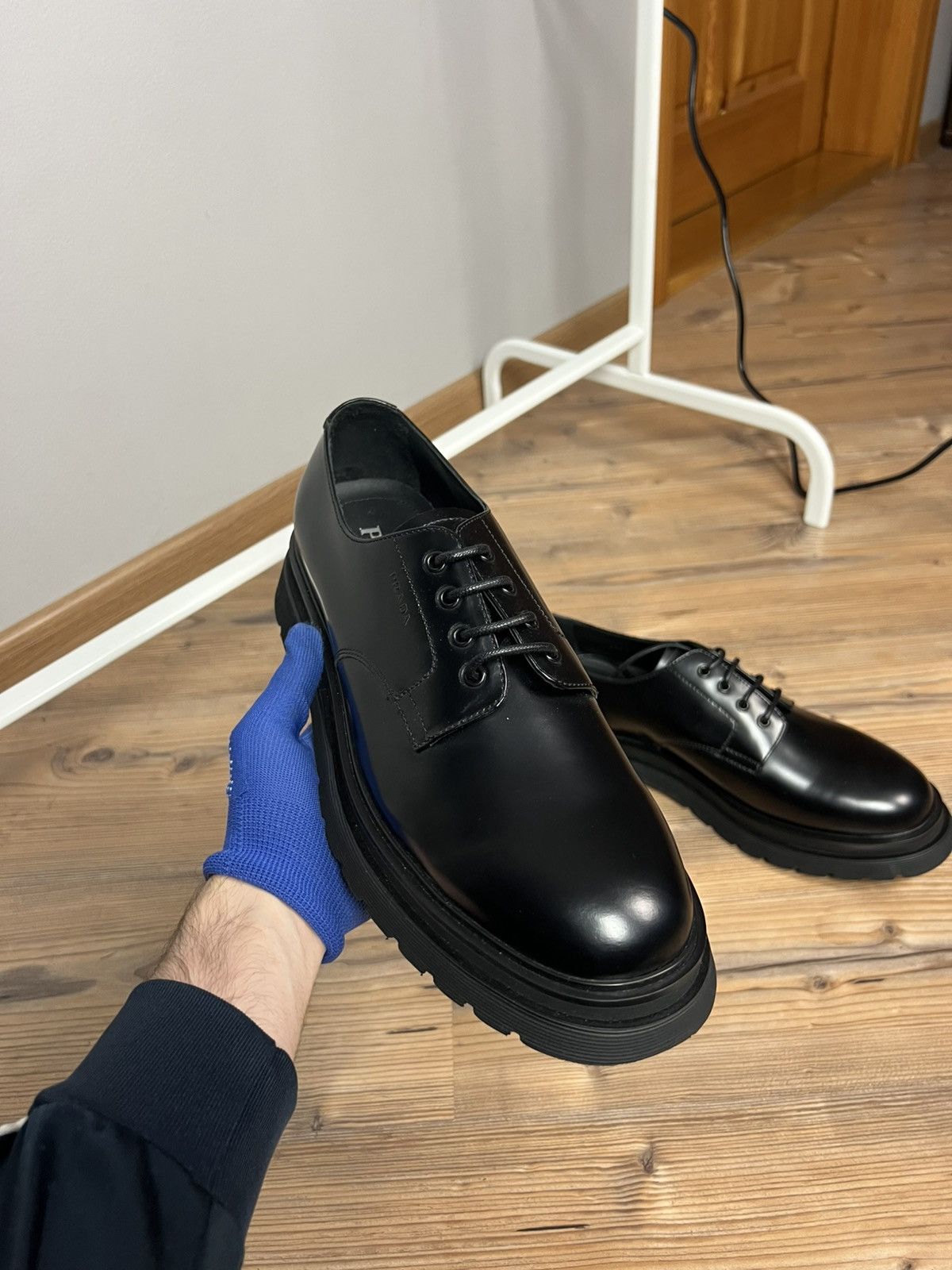 Prada FW19 Chunky Derby Prada Shoes 2EE306 y2k archive luxury Size US 9.5 / EU 42-43 - 5 Thumbnail