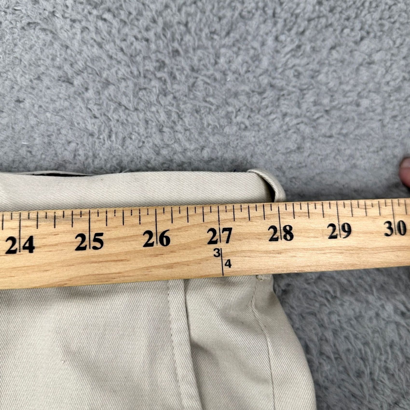 Vintage Peter Christian Mens Khaki Shorts 56 Beige Flat Front Pocket Casual Cotton NEW Size US 40 / EU 56 - 6 Thumbnail