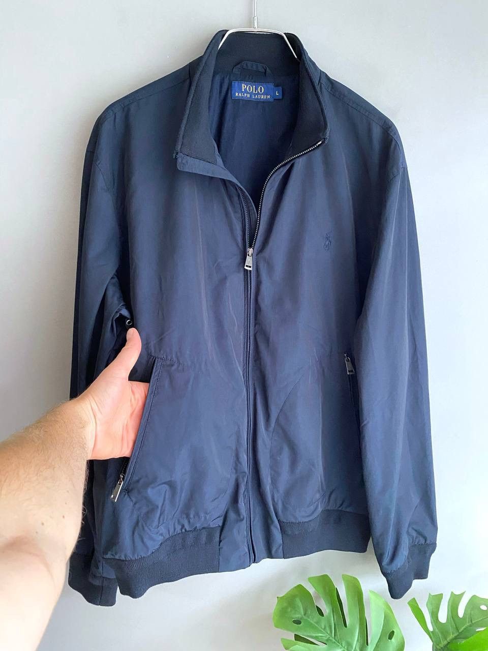 Polo Ralph Lauren Polo Ralph Lauren Dark Blue Nylon Winbreaker Jacket, Size L Size US L / EU 52-54 / 3 - 12 Thumbnail