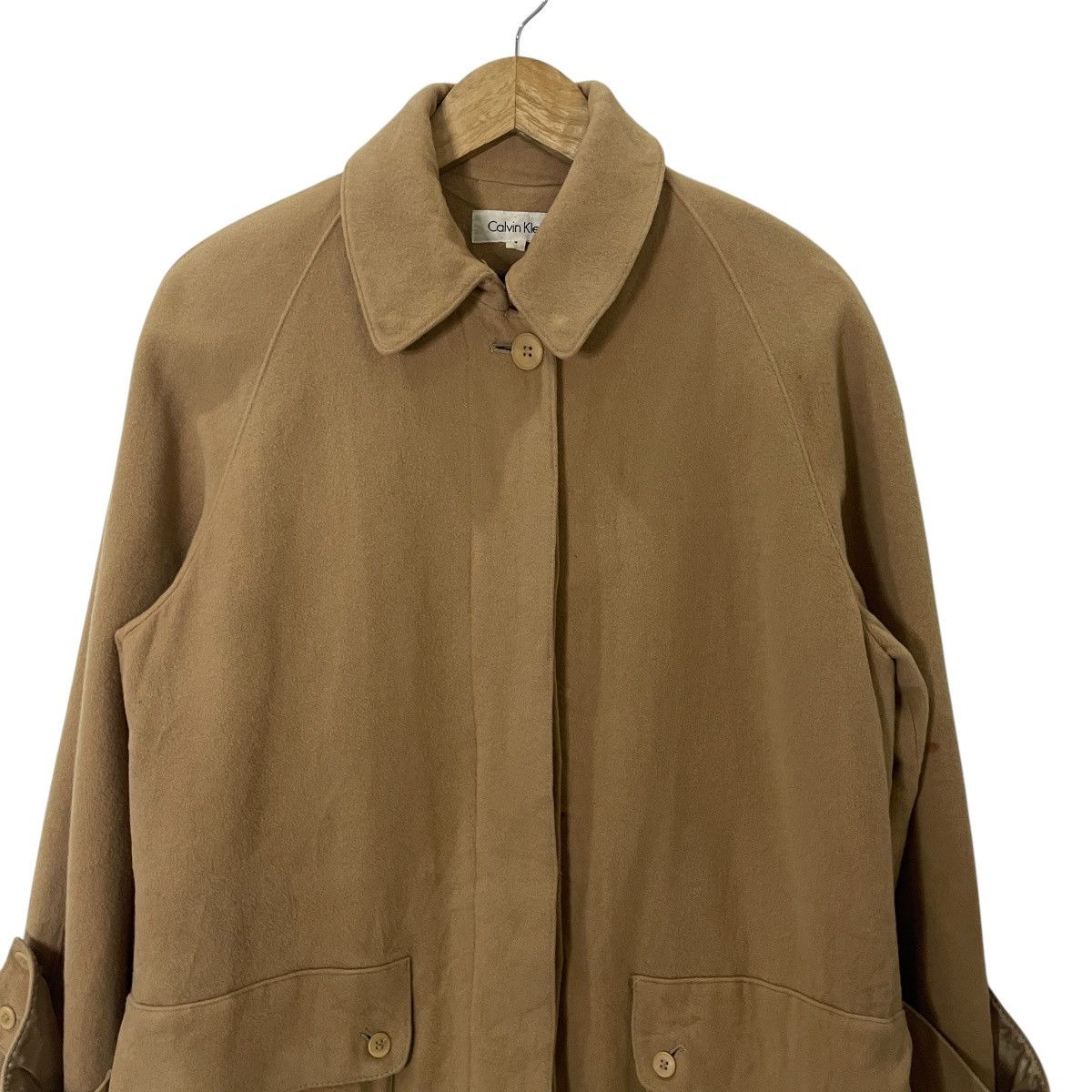 Calvin Klein Vintage Calvien Klein Trench Coat Jacket Size US M / EU 48-50 / 2 - 4 Thumbnail