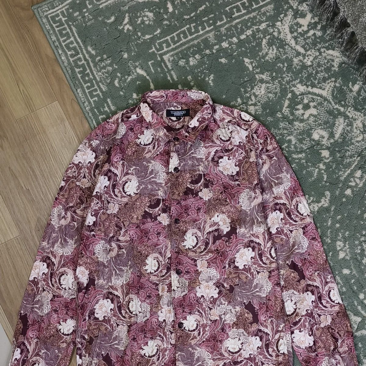 Tornado Mart Tornado Mart vintage traditional patter shirt Size US M / EU 48-50 / 2 - 2 Thumbnail