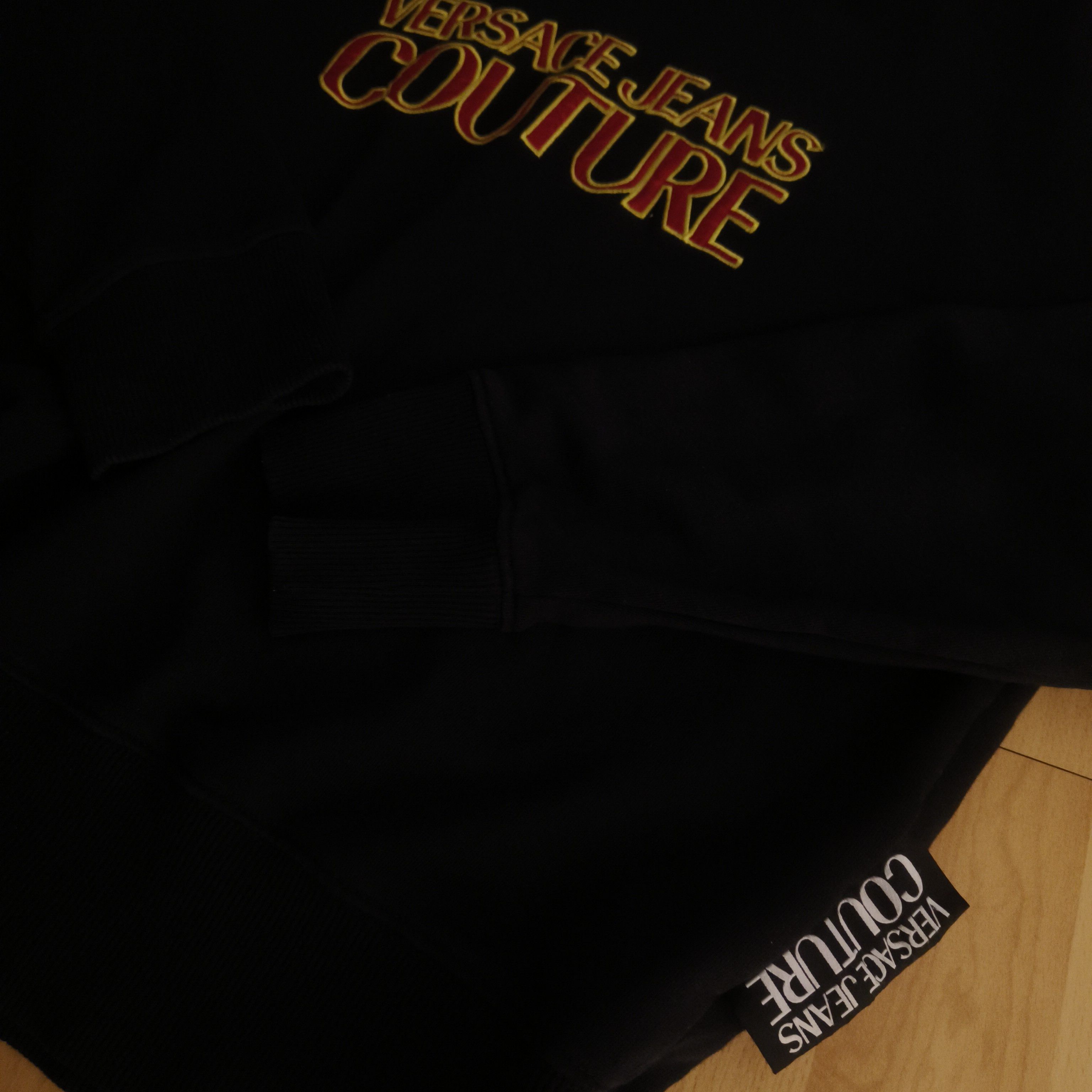 Versace Jeans Couture Versace Jeans Couture Oversized Black Logo Hoodie Size US M / EU 48-50 / 2 - 4 Thumbnail
