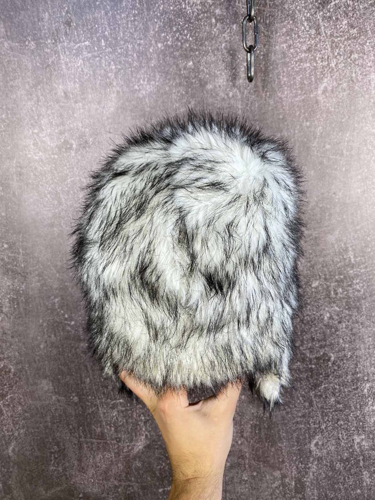 Vintage Vintage Fur Ushanka Beanie Mohair Trapper Hat VTg Size ONE SIZE - 10 Thumbnail