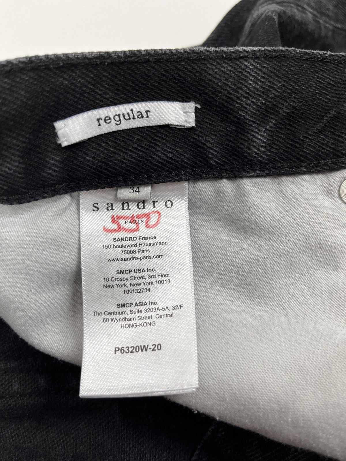 Sandro Sandro Paris Stonewash Denim Size US 34 / EU 50 - 14 Thumbnail