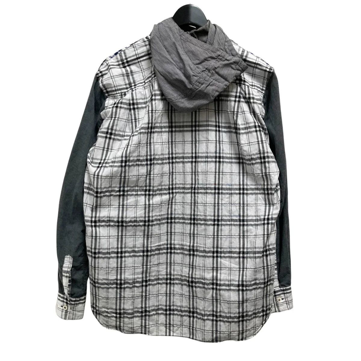 Comme des Garcons × Comme des Garcons SHIRT Checkered Hooded Shirt Size US XS / EU 42 / 0 - 2 Thumbnail