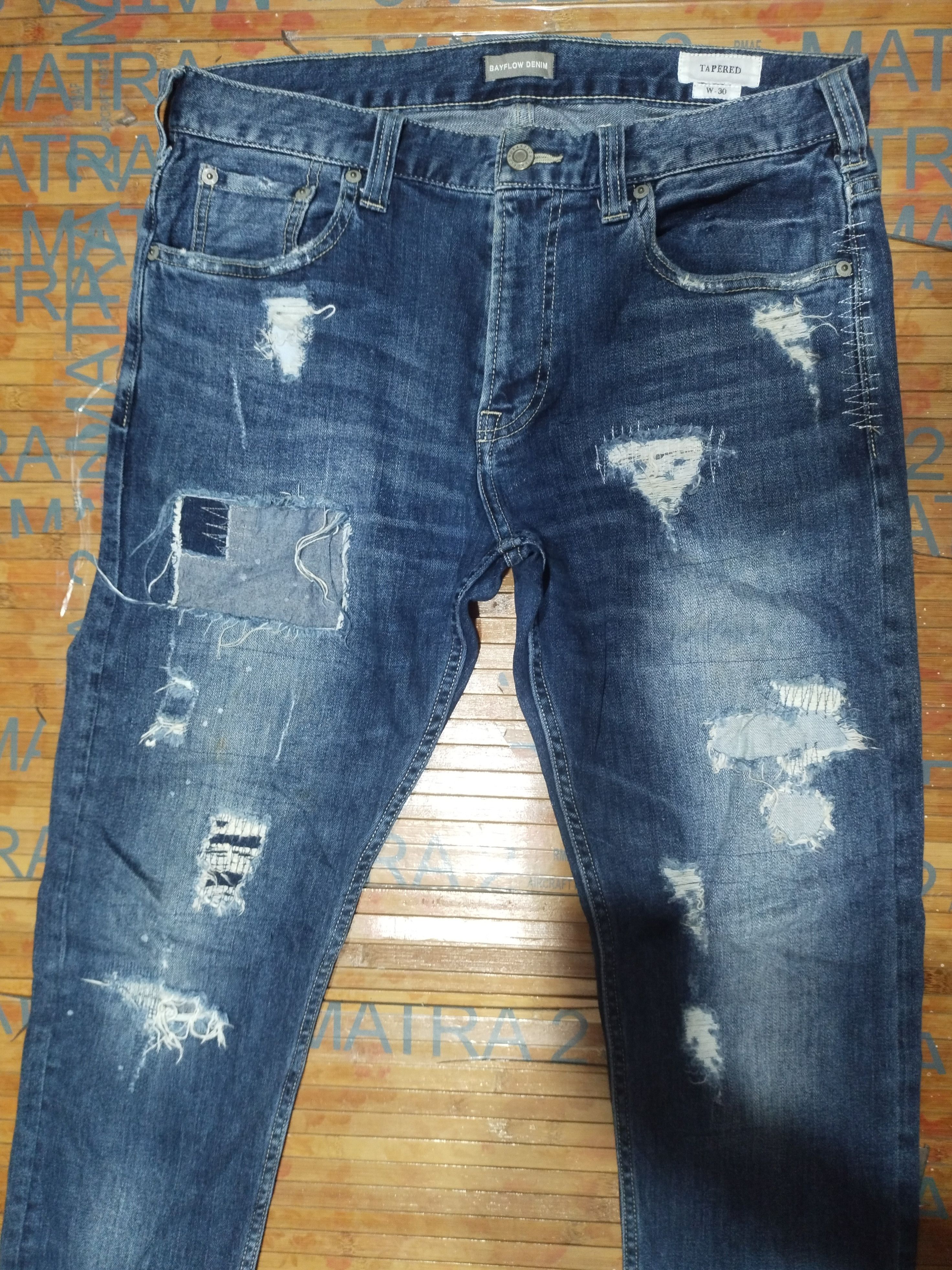Vintage Bayflow Denim Tapered "Atretchable" Sz 30" Size US 30 / EU 46 - 10 Thumbnail