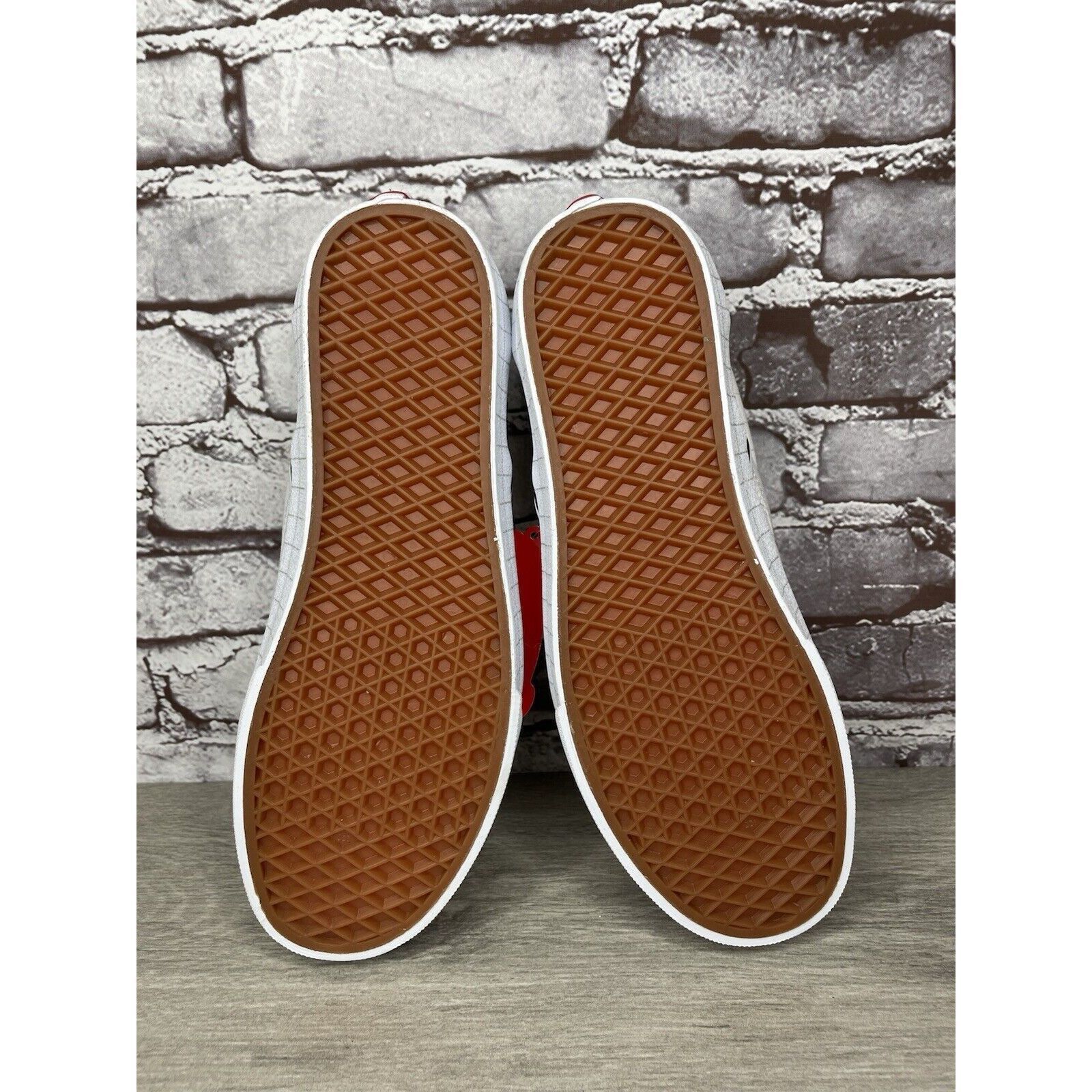Vans Vans Classic Checkerboard Day White Canvas Sneakers Shoes Me Size US 10 / EU 43 - 6 Thumbnail
