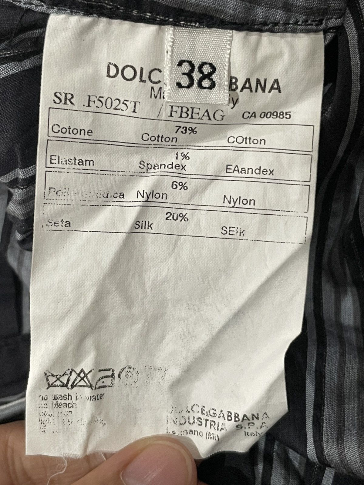 Dolce & Gabbana Dolce &Gabbana Button Shirt Size XS / US 0-2 / IT 36-38 - 4 Thumbnail