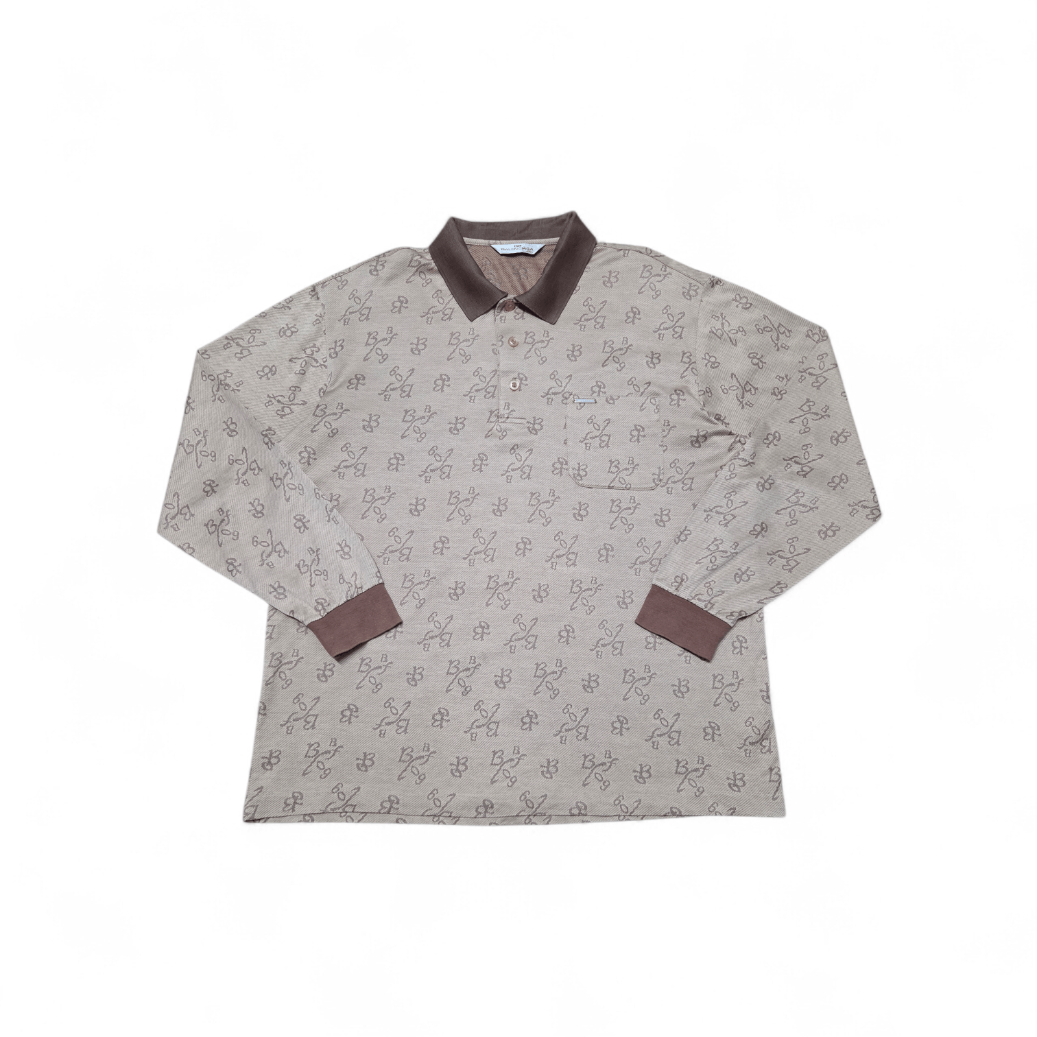 Balenciaga Vintage Balenciaga Full Print Long Sleeve Size US L / EU 52-54 / 3 - 1 Thumbnail