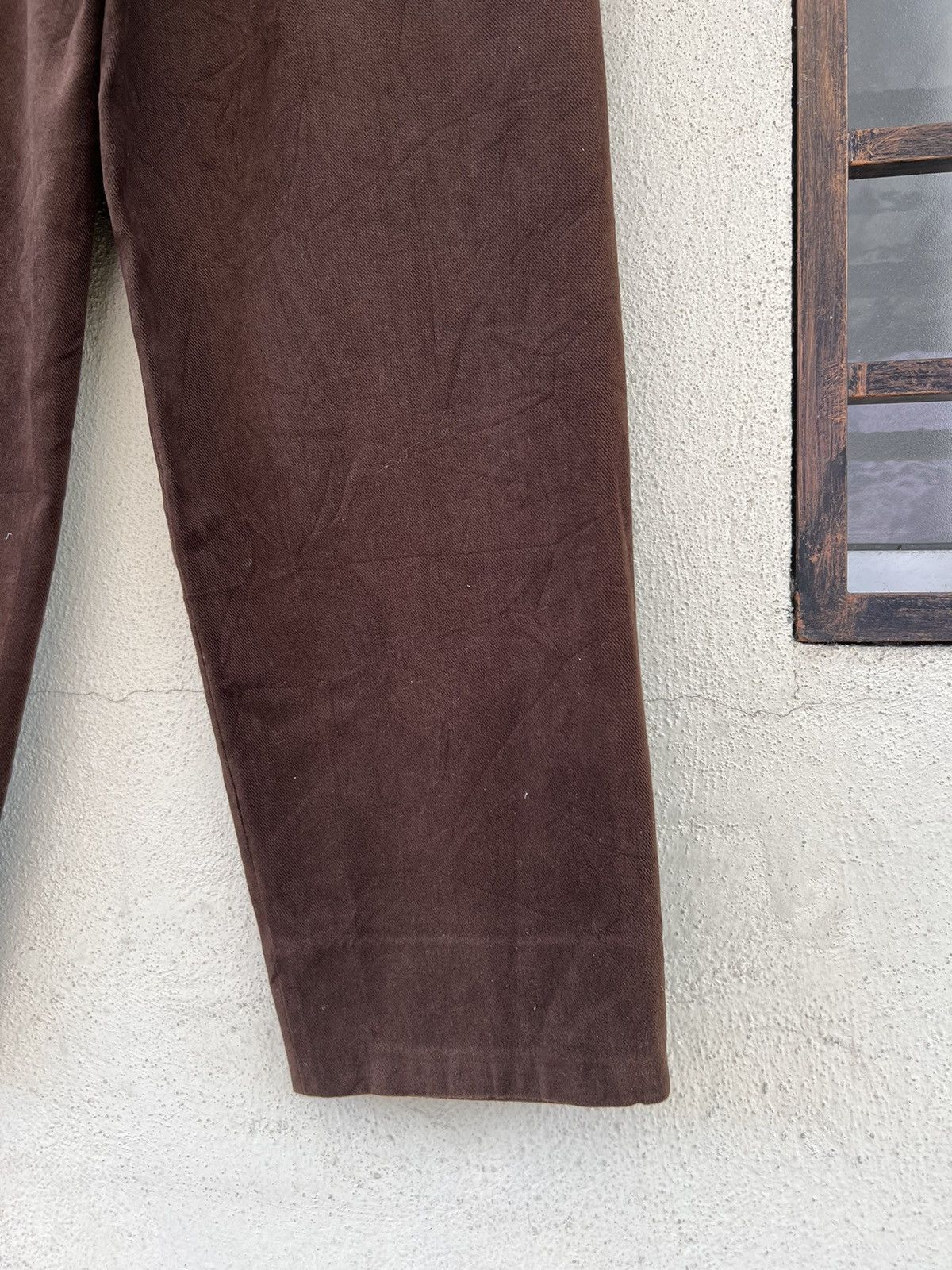 Mademoiselle Non Non Papas Japan X Tessuti Sondrio Baggy Gabardine Trouser Pant Size US 29 - 20 Thumbnail