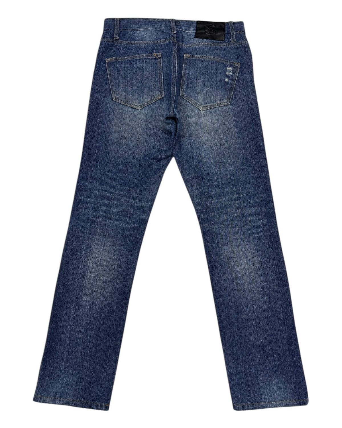 45rpm × 5351 POUR LES HOMMES × Kapital Vintage Japanese Brand Patchwork Jeans 5zip Five Denim Jean Size US 32 / EU 48 - 7 Thumbnail