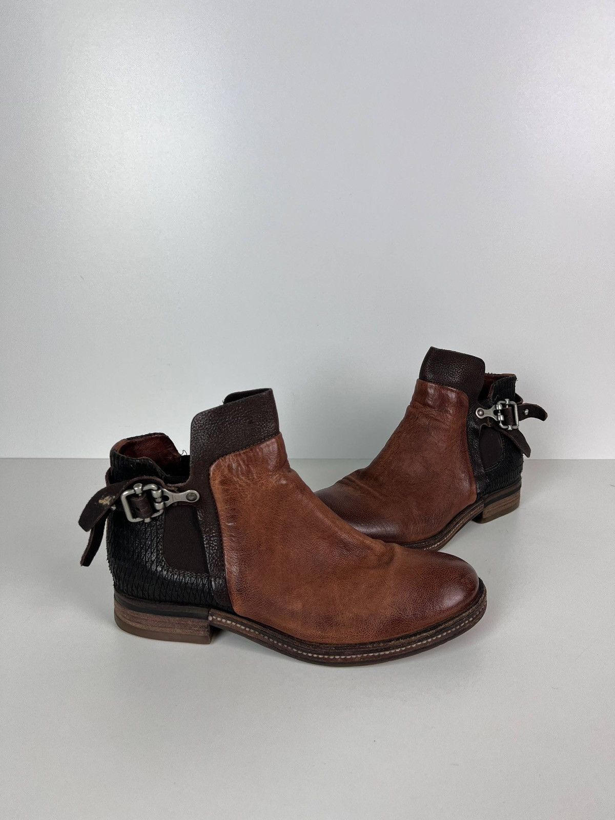 A.S.98 A.S.98 chelsea ankle boots leather size 38 Size US 7 / IT 37 - 1 Thumbnail