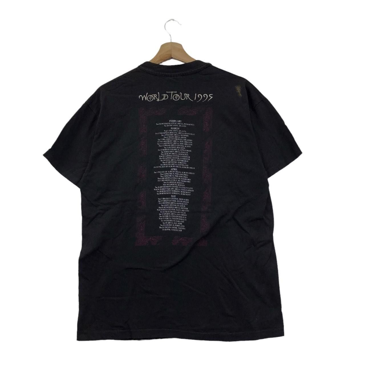 Vintage Vtg 1995 JIMMY PAGE ROBERT PLANT Led Zeppelin Tour Tee Shirt Size US L / EU 52-54 / 3 - 4 Thumbnail