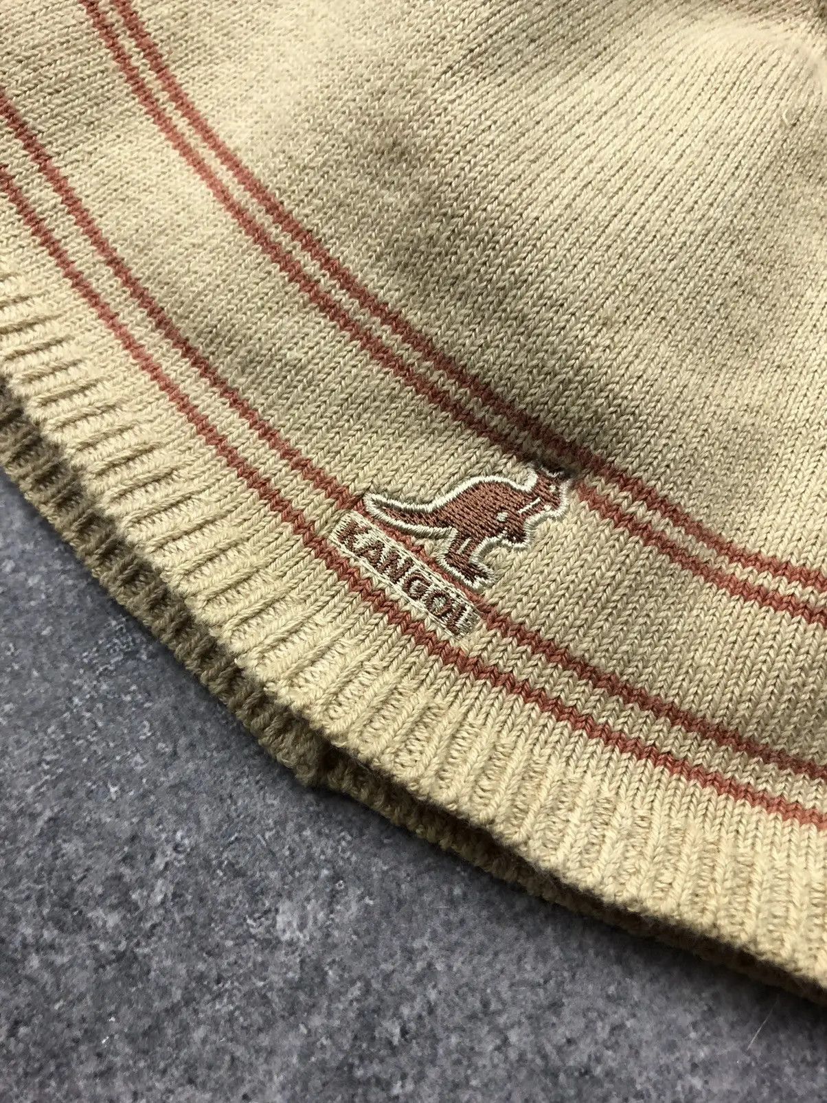 Kangol KANGOL Vintage Mini Logo Striped Hype Cap Hat Streetwear Size ONE SIZE - 2 Thumbnail