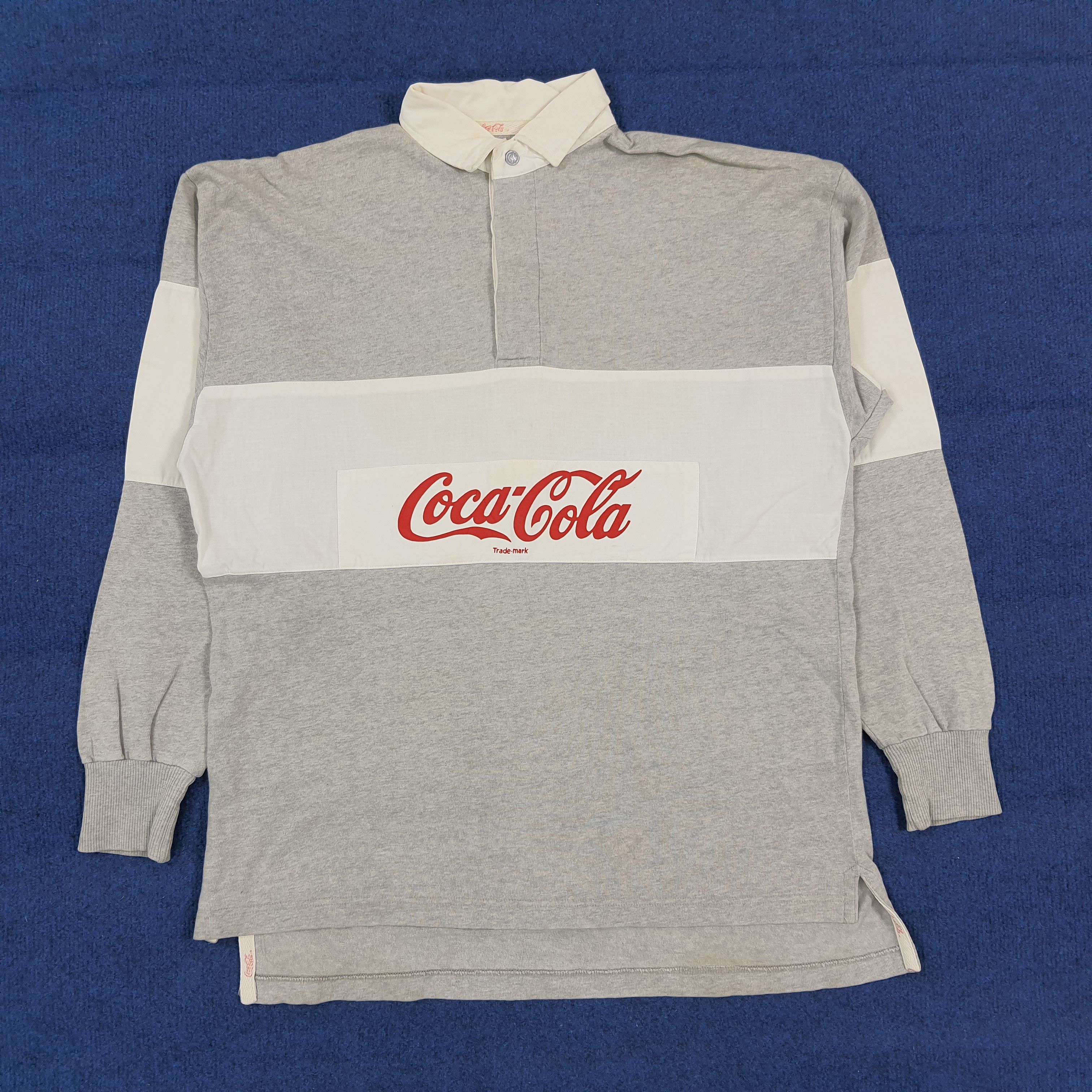 Coca Cola Vintage Coca Cola Streetwear Retro Polo Long Sleeve C301N13 Size US L / EU 52-54 / 3 - 1 Thumbnail