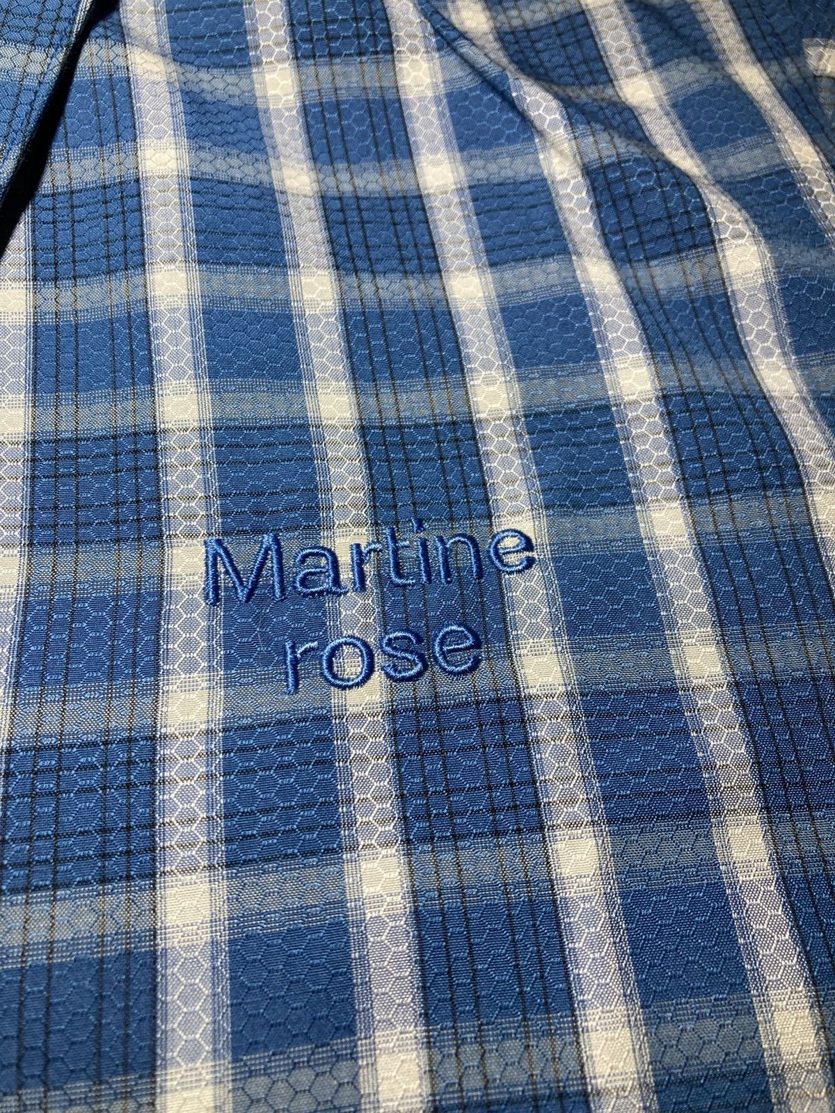 Martine Rose New SS23 Martine Rose Honeycomb Plaid Button Up 2023 Runway Size US S / EU 44-46 / 1 - 4 Thumbnail
