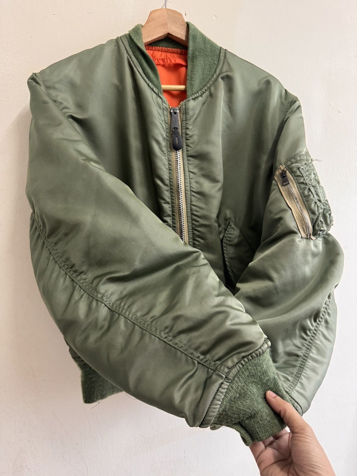 1970s-1980s❗️ ALPHA INDUSTRIES MA-1 MIL-SPEC