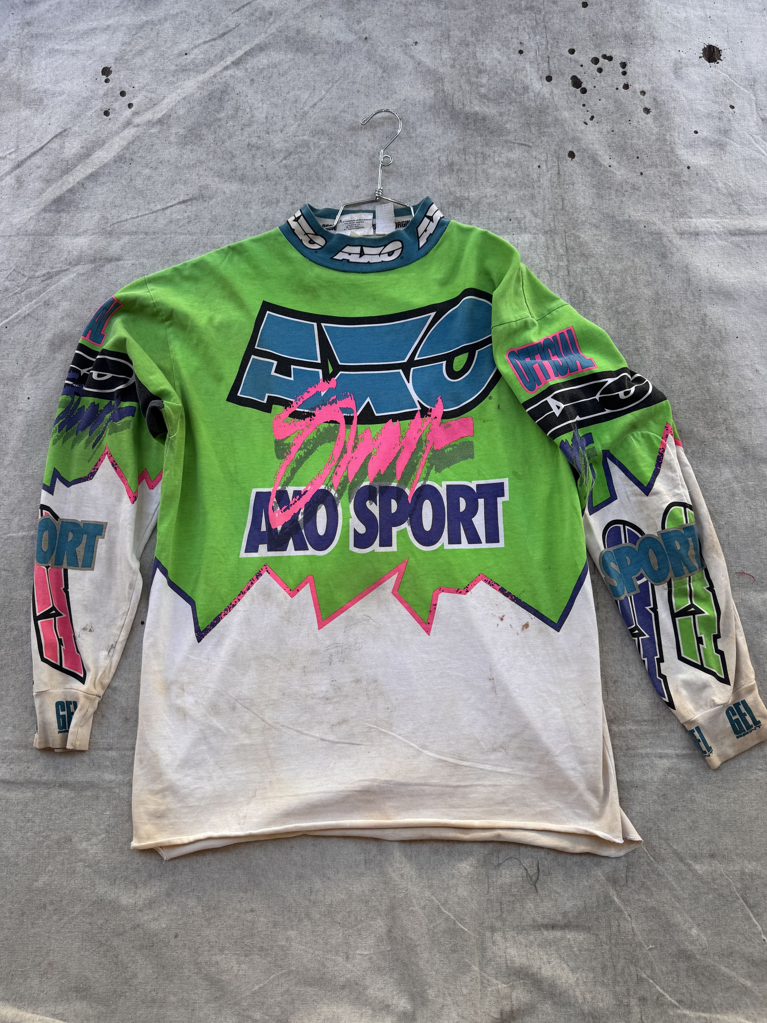 Other Vintage 90's AXO Sport Moto Racing Jersey Size US L / EU 52-54 / 3 - 1 Thumbnail