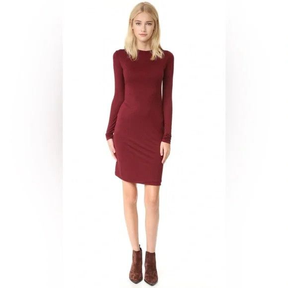 Acne Studios Acne Studios | Red Long Sleeve Dress Size M / US 6-8 / IT 42-44 - 1 Thumbnail